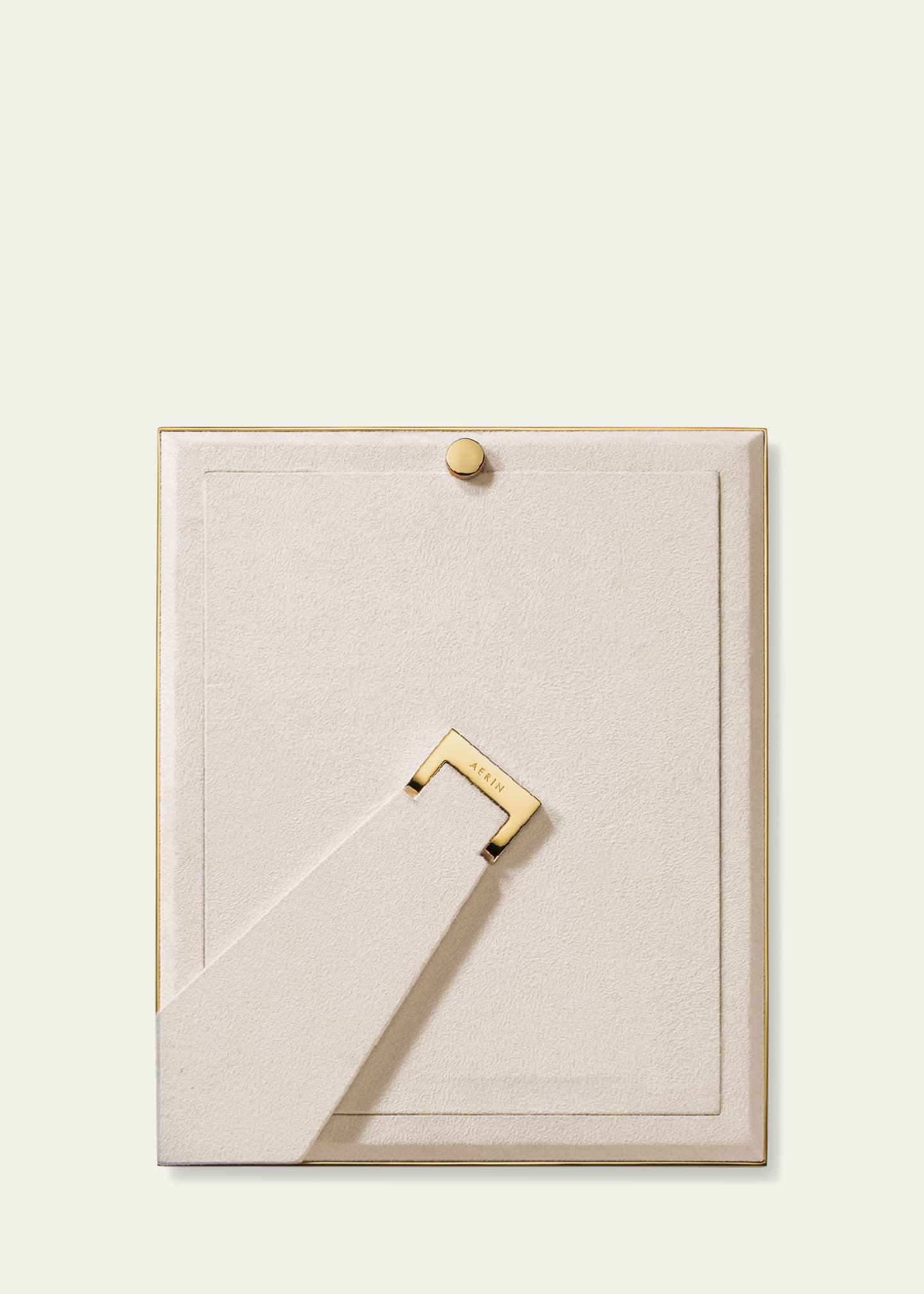 AERIN Classic Croc Leather Photo Frame, 8" x 10" Image 4 of 4