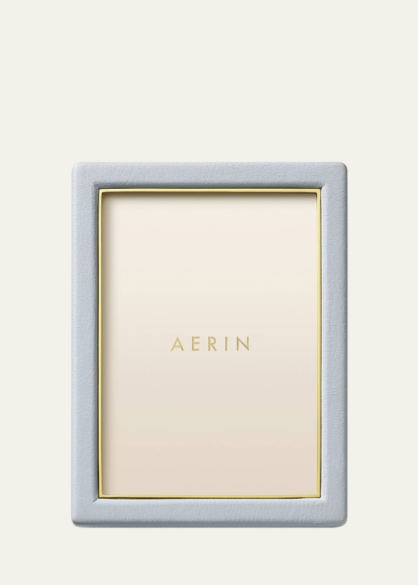 AERIN Piero Leather Photo Frame, 5" x 7" Image 2 of 4
