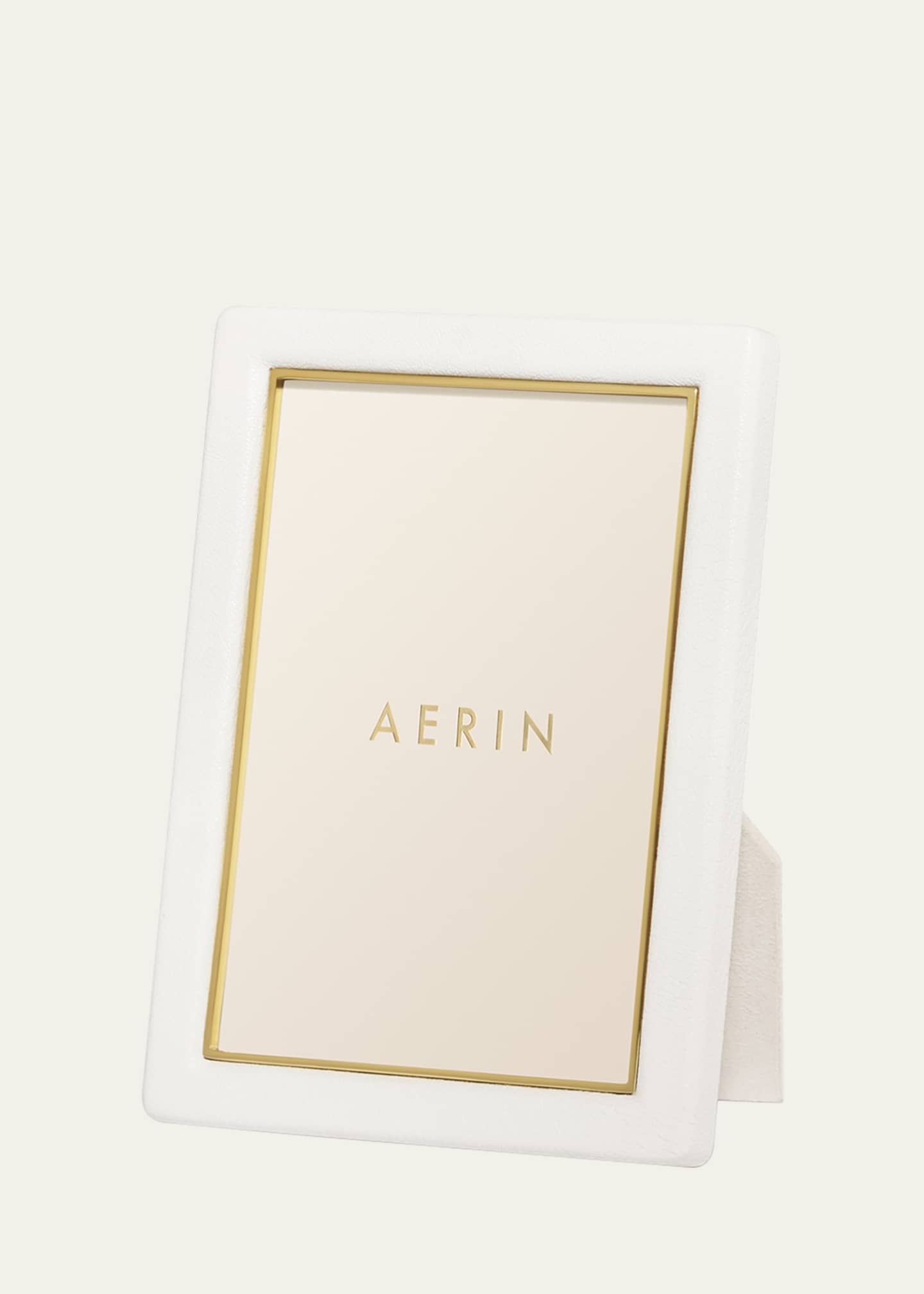 AERIN Piero Leather Photo Frame, 4" x 6" Image 1 of 3
