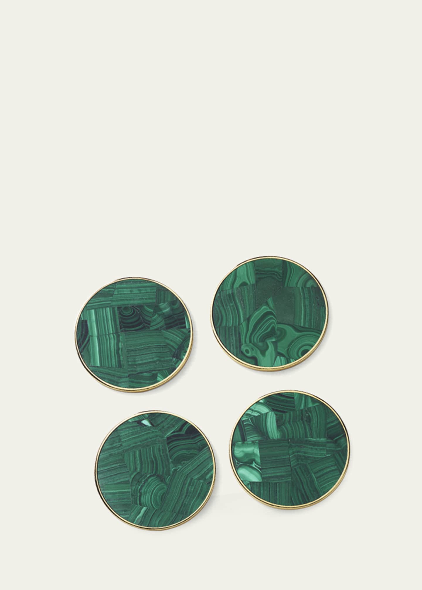 AERIN Lucas Mosaic Coasters, Set of 4 Image 3 of 3