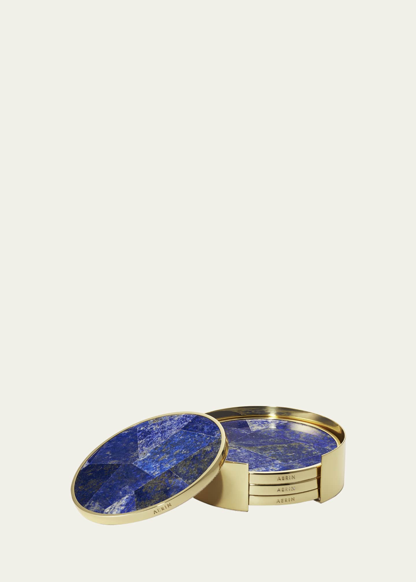 AERIN Lucas Mosaic Coasters, Set of 4 Image 1 of 3