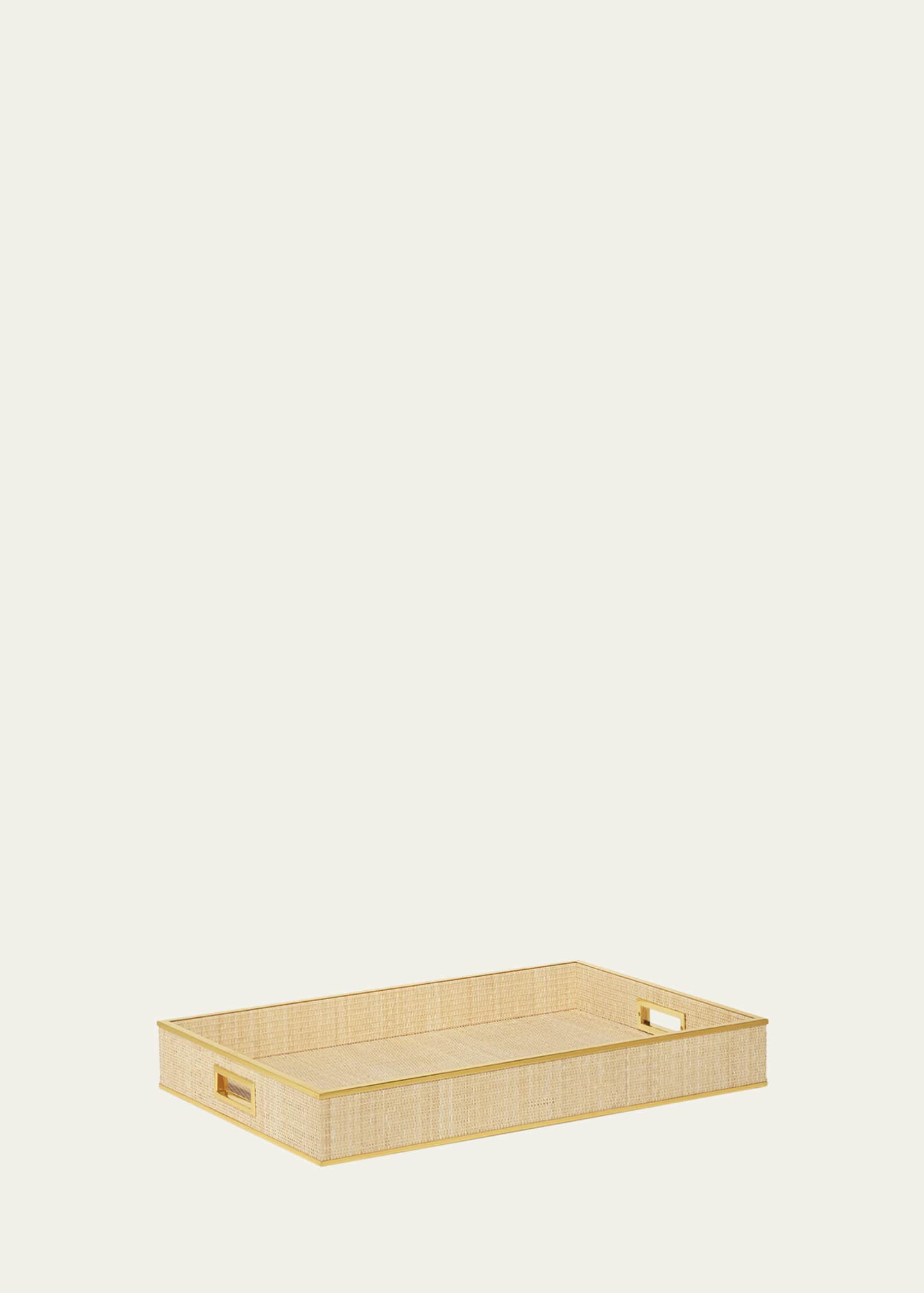 AERIN Colette Cane Butler Tray Image 2 of 3