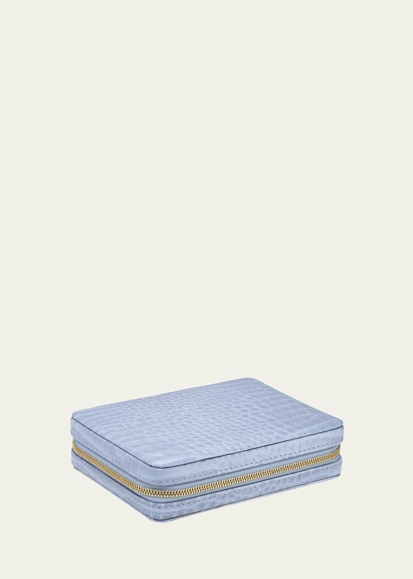 AERIN Enzo Travel Card Set, Hydrangea Blue Image 2 of 2