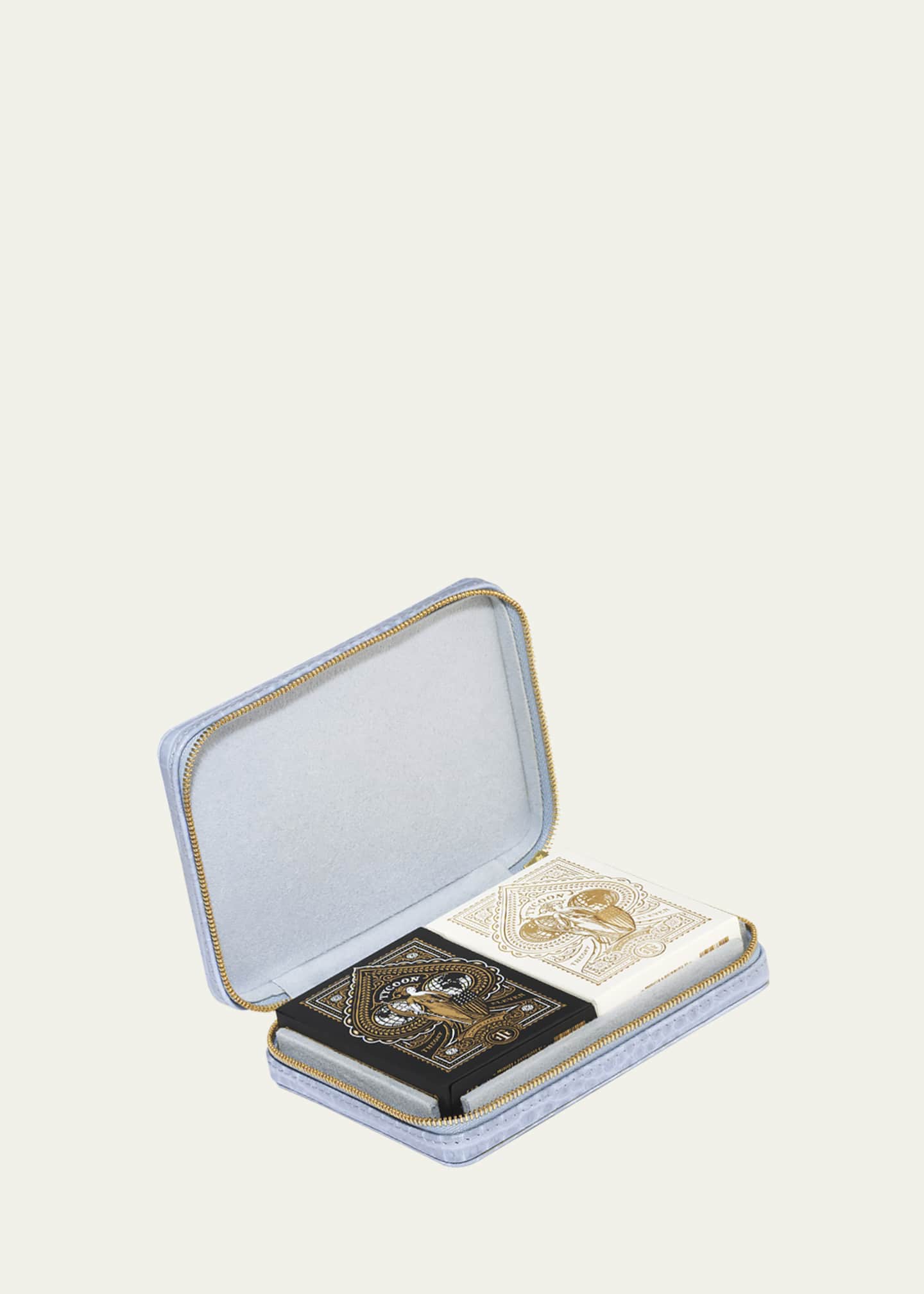 AERIN Enzo Travel Card Set, Hydrangea Blue Image 1 of 2