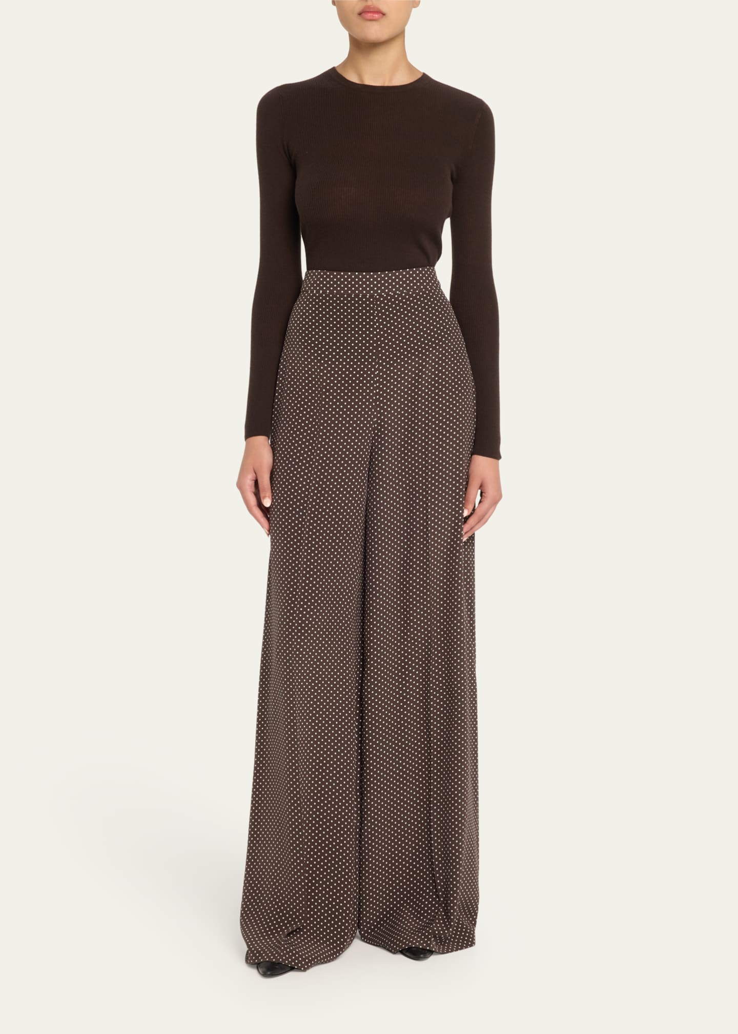 Michael Kors Collection Hutton Ribbed Cashmere Pullover Image 2 of 5