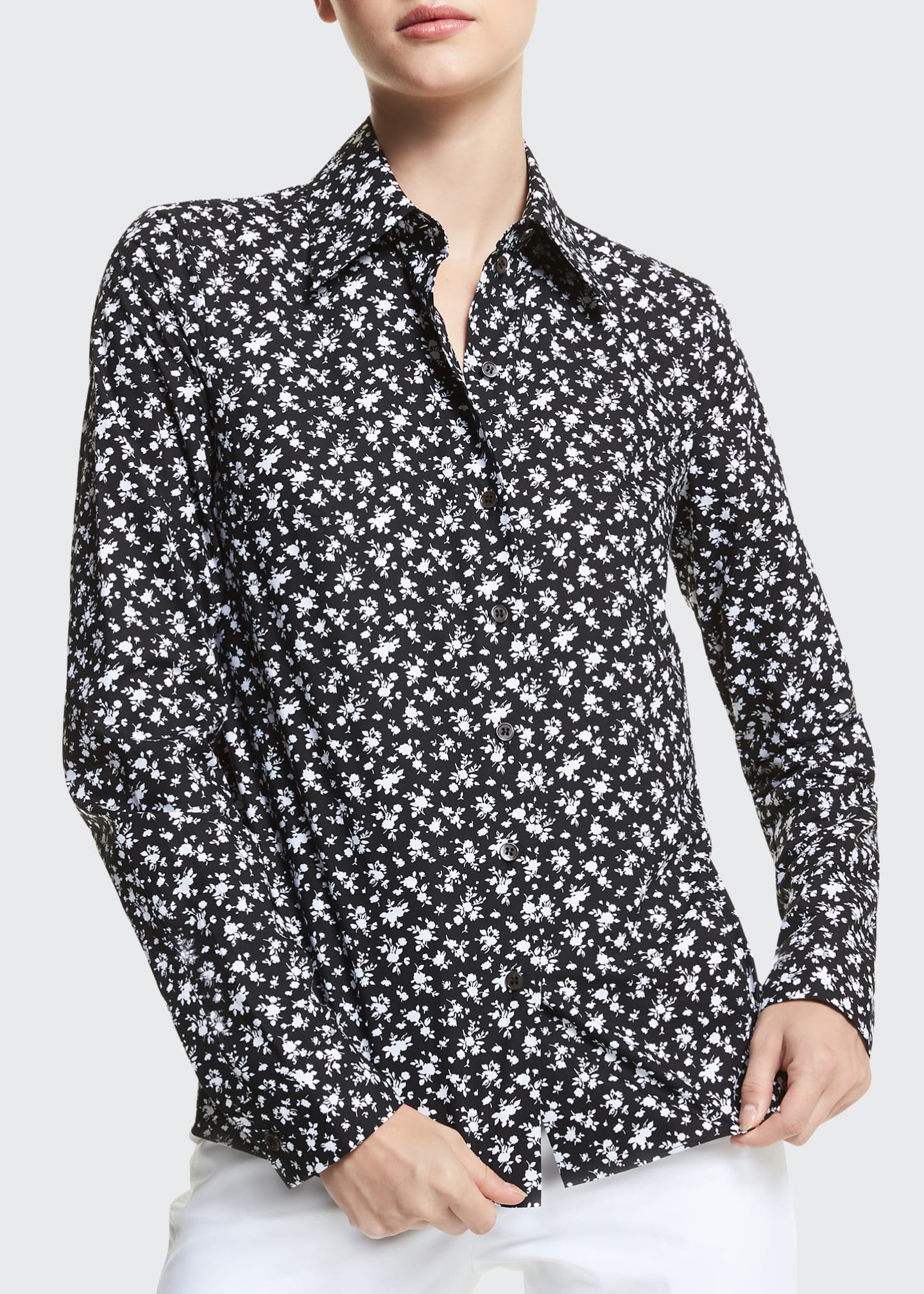 Michael kors button down shirt clearance