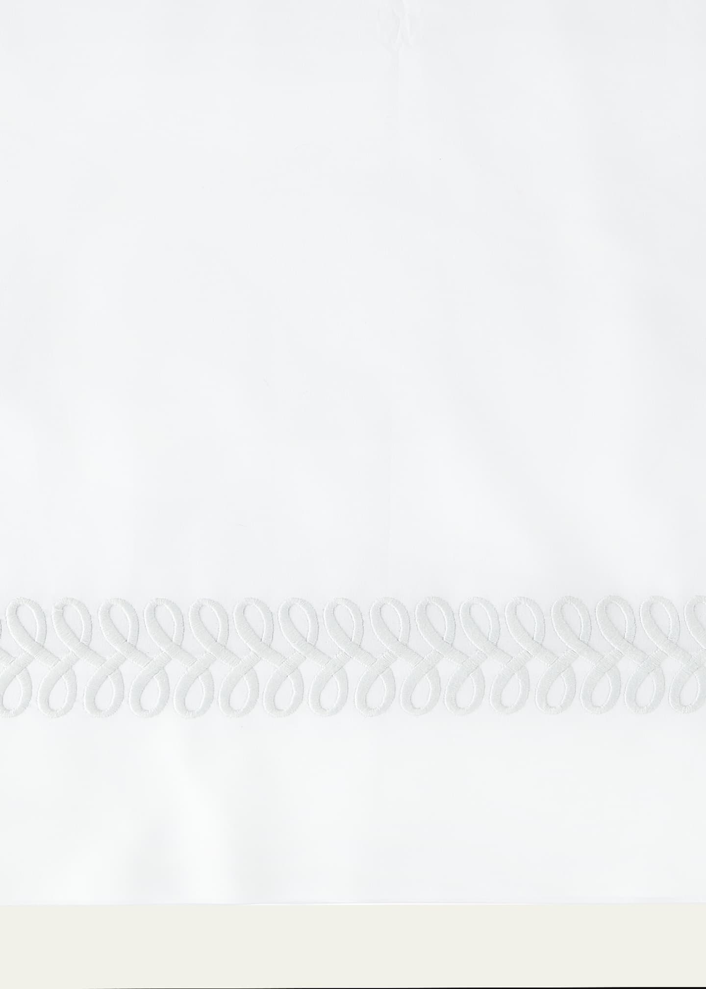 Matouk Schumacher Astor Braid Duvet Cover, Full-Queen Image 3 of 3