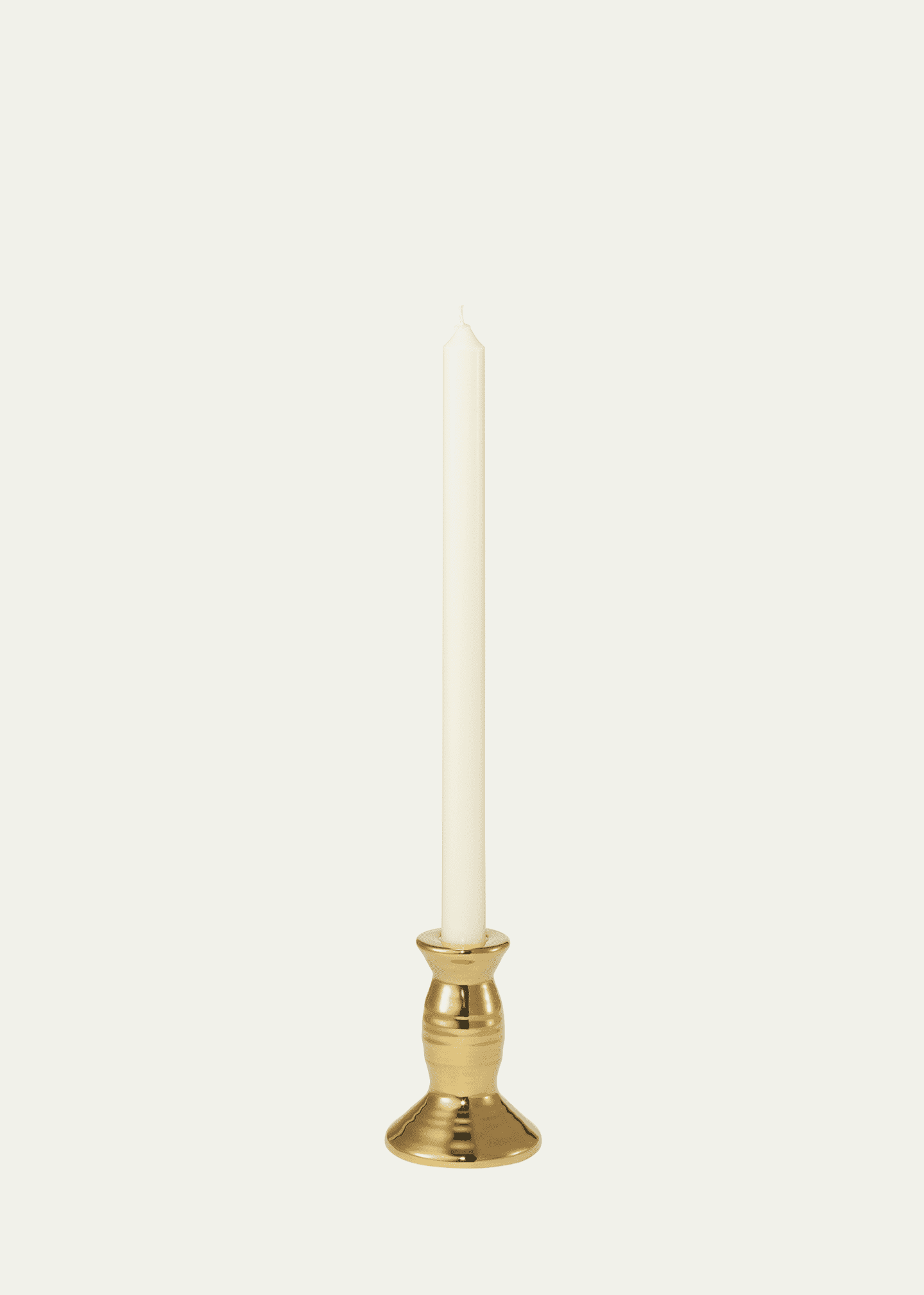 AERIN Allette 4" Small Candleholder, Gold Image 1 of 2
