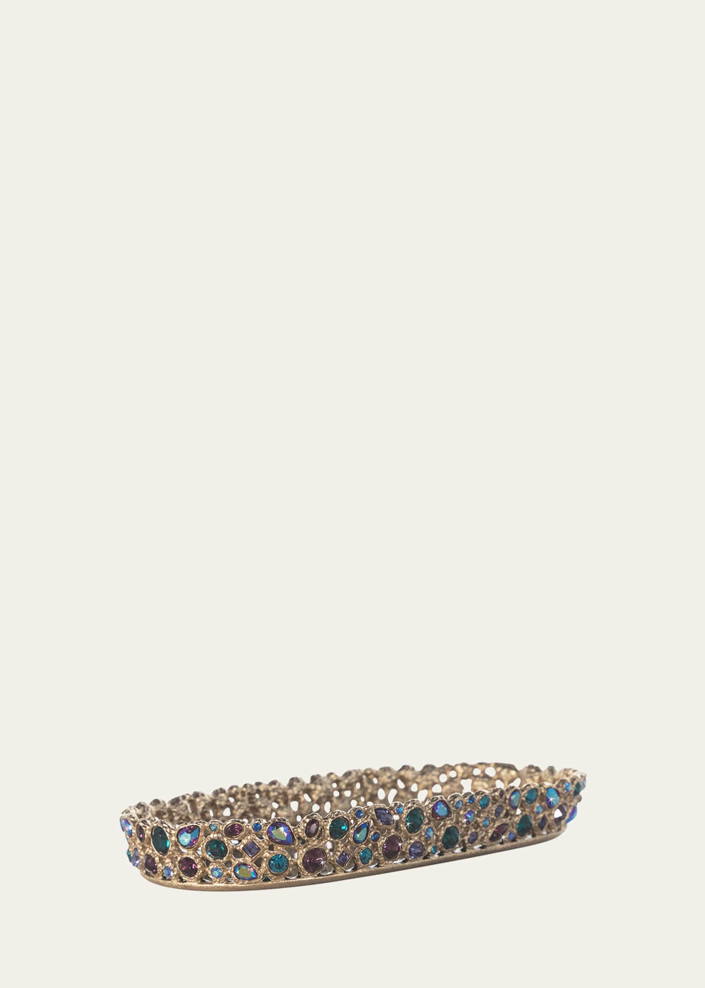 Jay Strongwater Brocade Bejeweled Tray Image 2 of 3