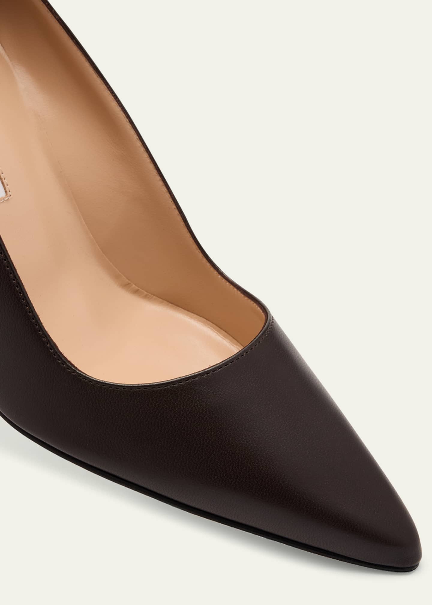 Manolo Blahnik BB 70mm Lambskin Stiletto Pumps - Bergdorf Goodman