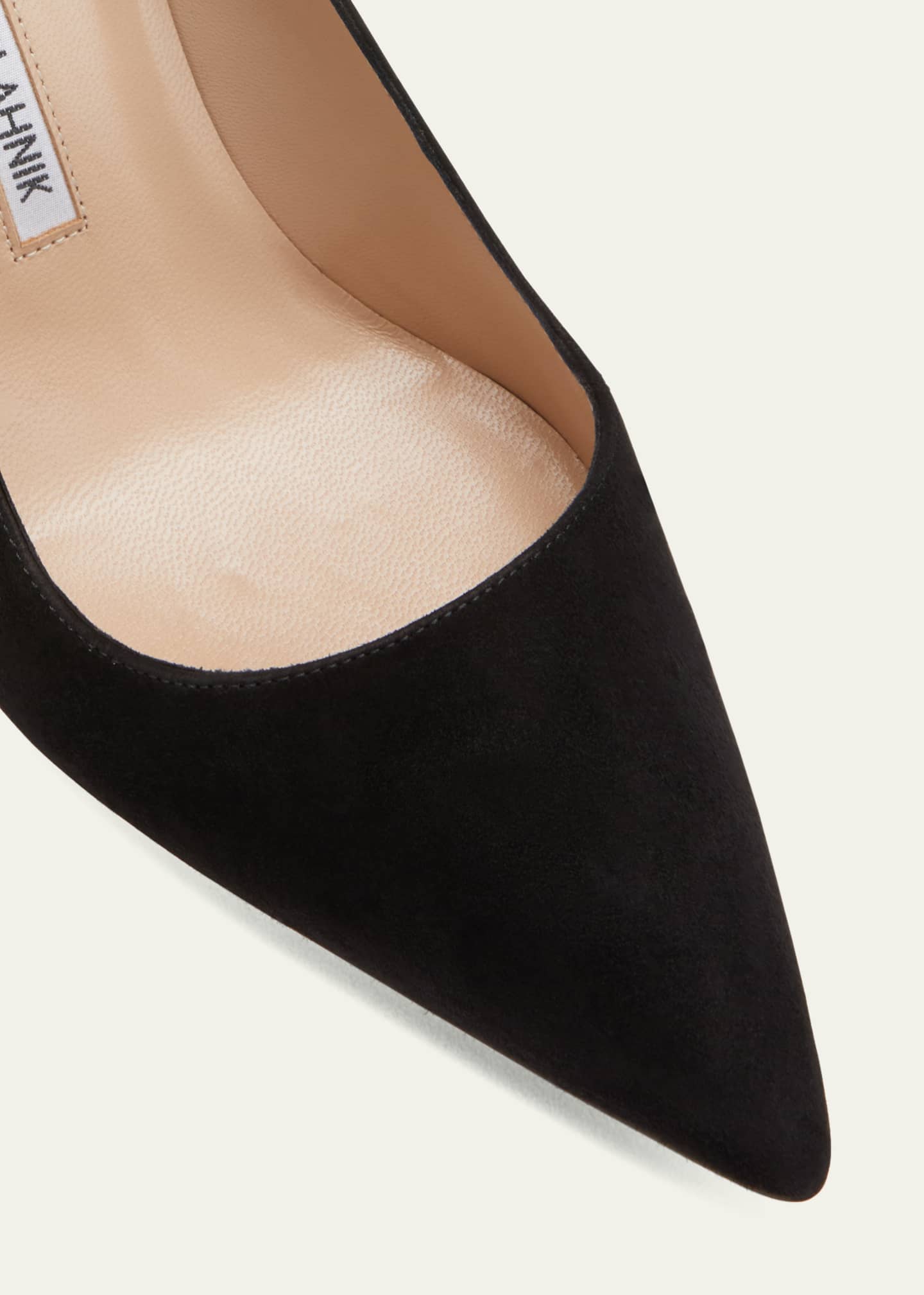Manolo Blahnik BB 70mm Suede Stiletto Pumps - Bergdorf Goodman