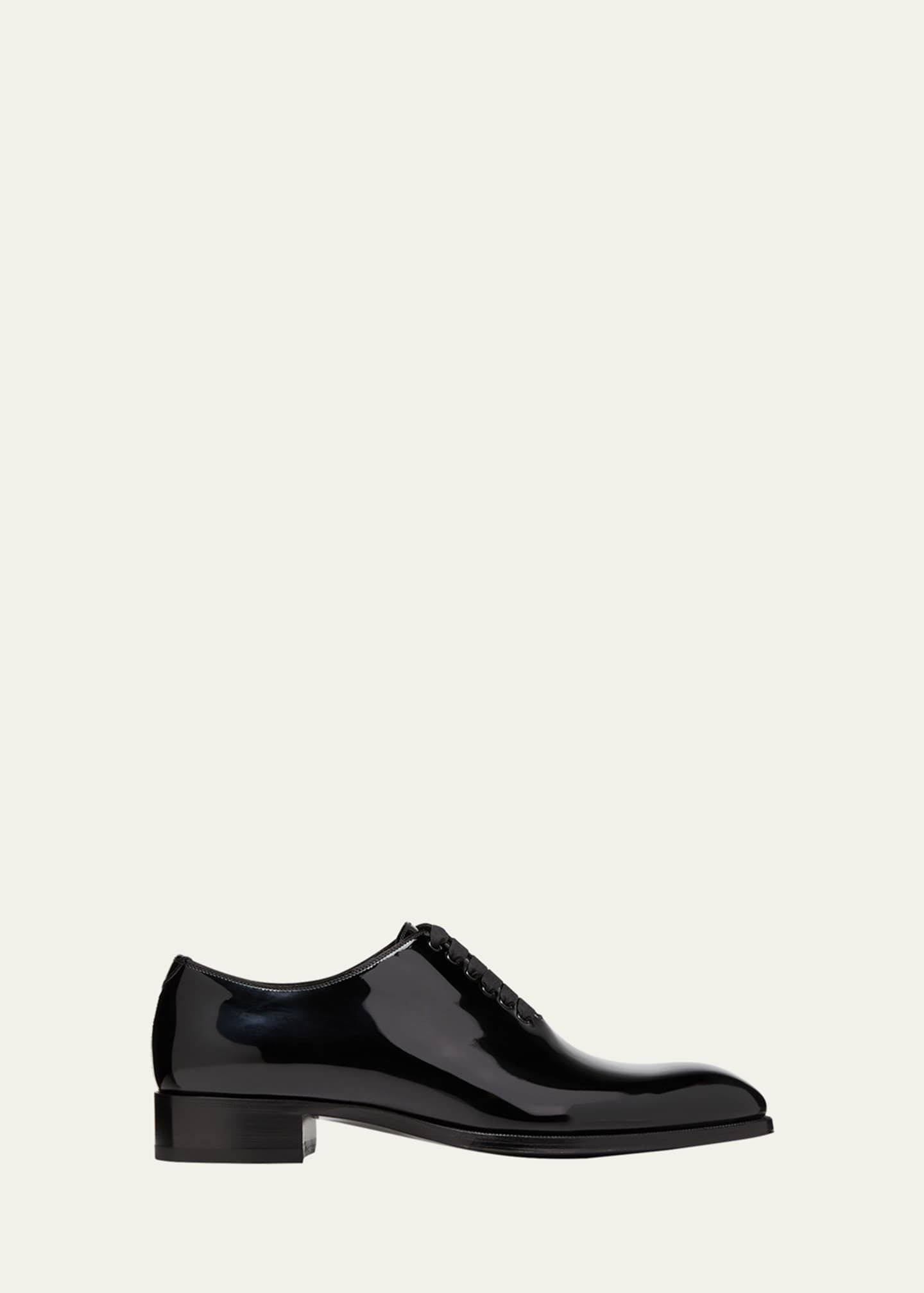 TOM FORD Men's Elkan Patent Leather Oxfords Image 1 of 5