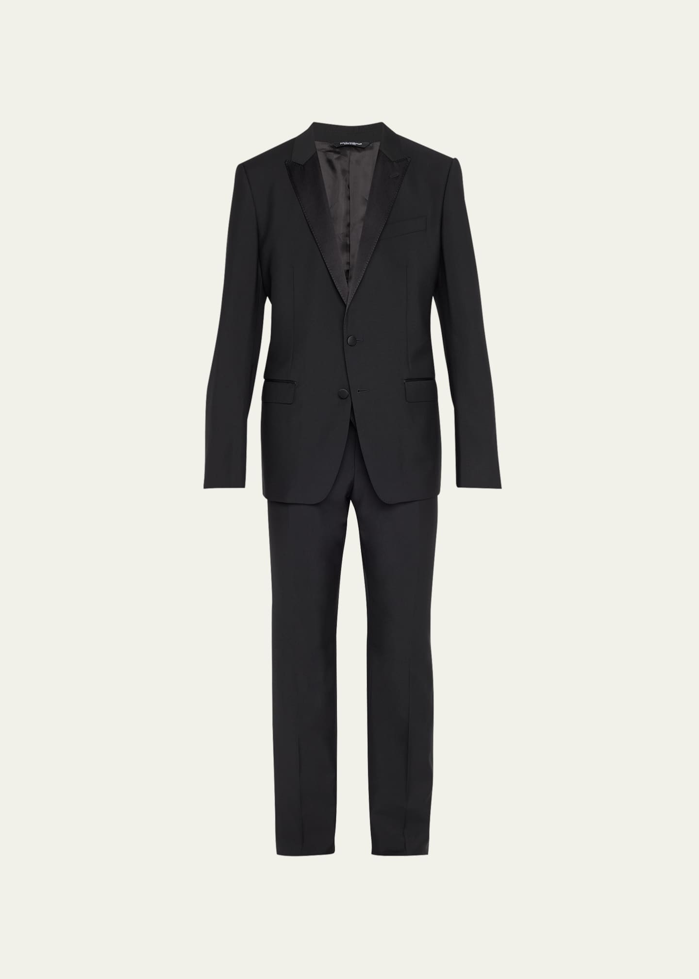 Dolce&Gabbana Men's Martini Two-Piece Tuxedo with Vest Image 1 of 5