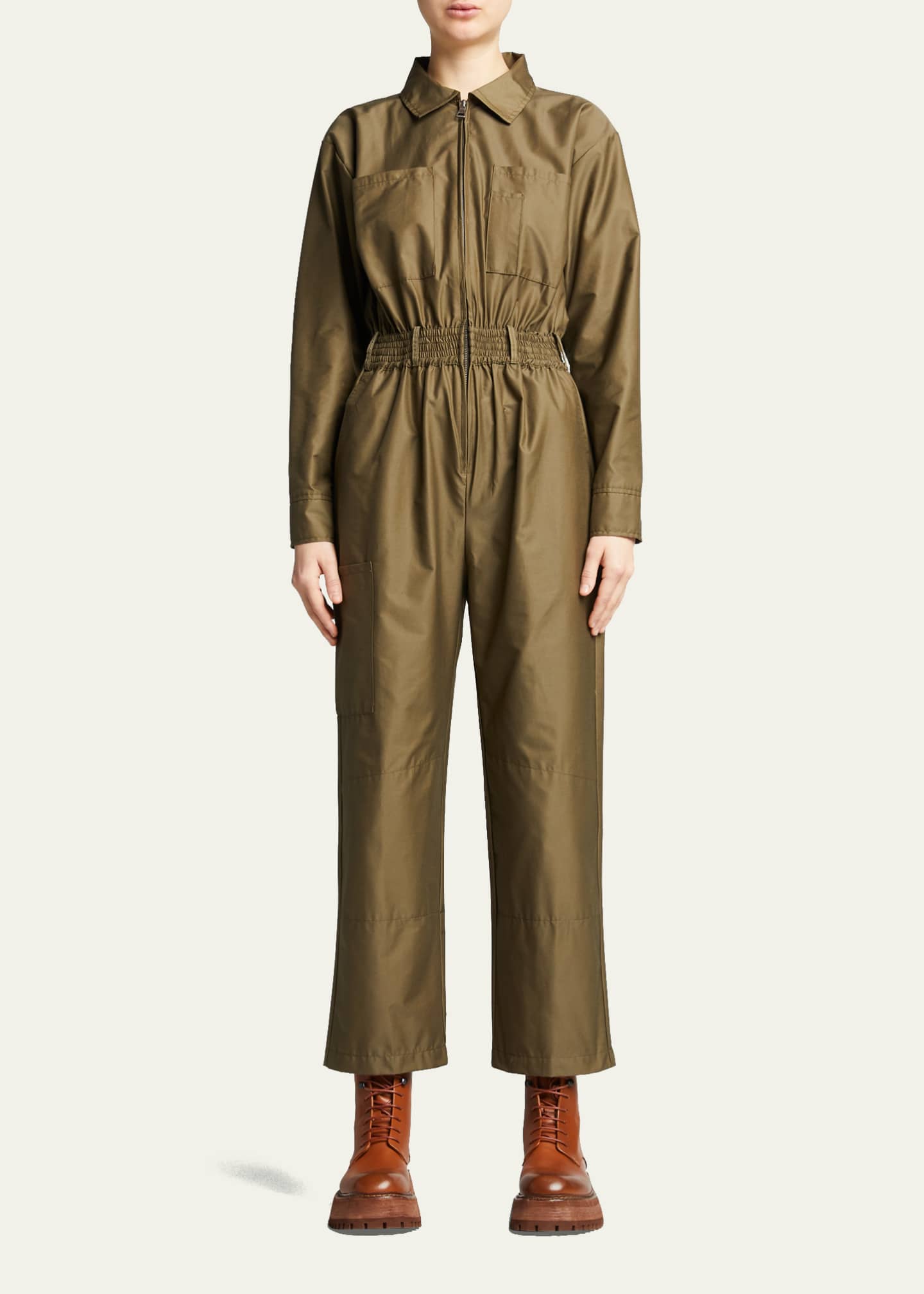 Rivet Utility Artist LongSleeve Jumpsuit Bergdorf Goodman