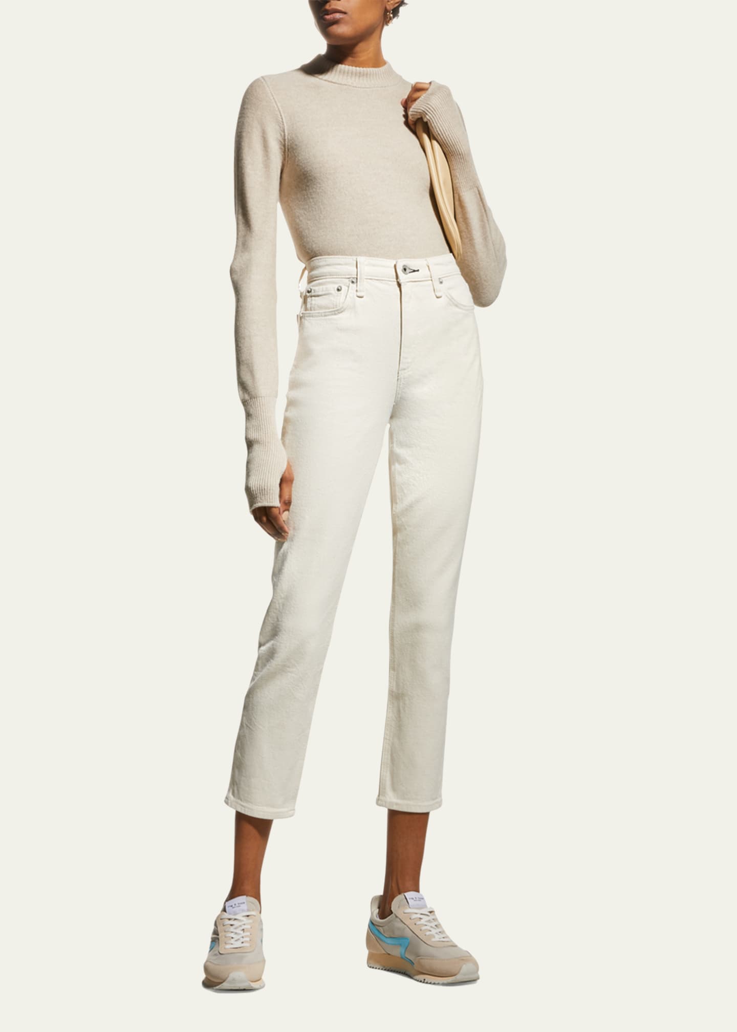Rag and bone white cigarette jeans store