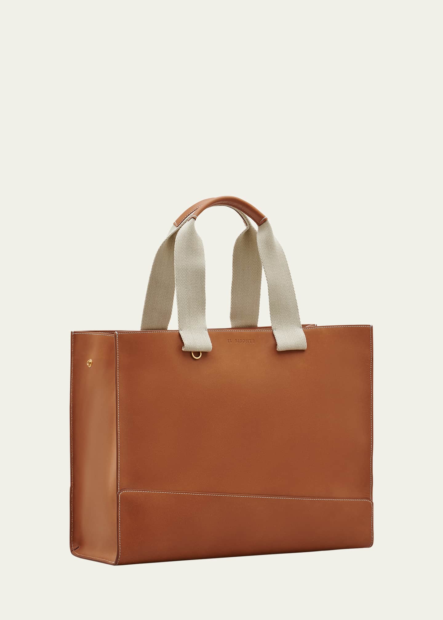Il Bisonte Sole Large Leather Tote Bag Image 3 of 5
