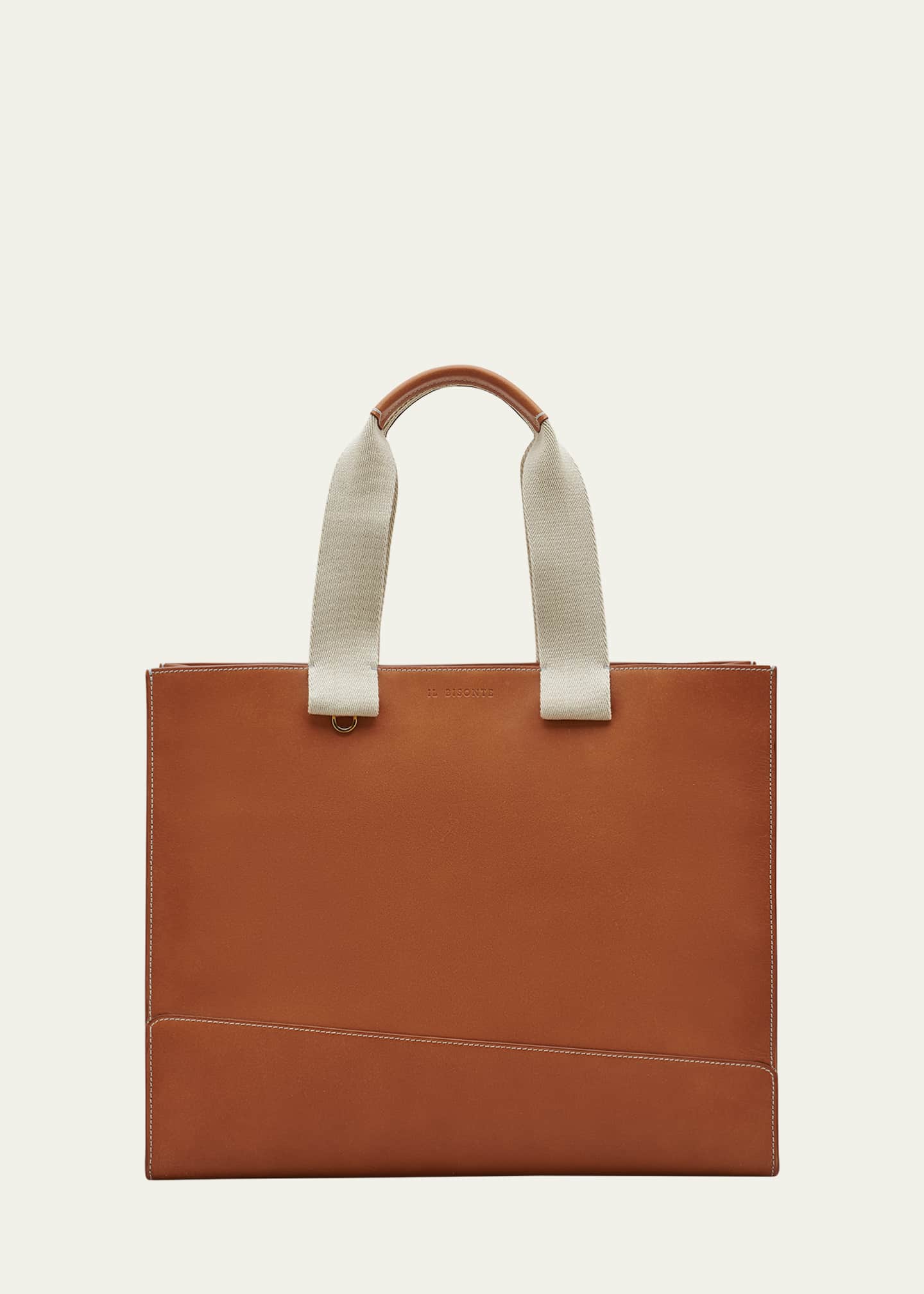 Il Bisonte Sole Large Leather Tote Bag Image 1 of 5