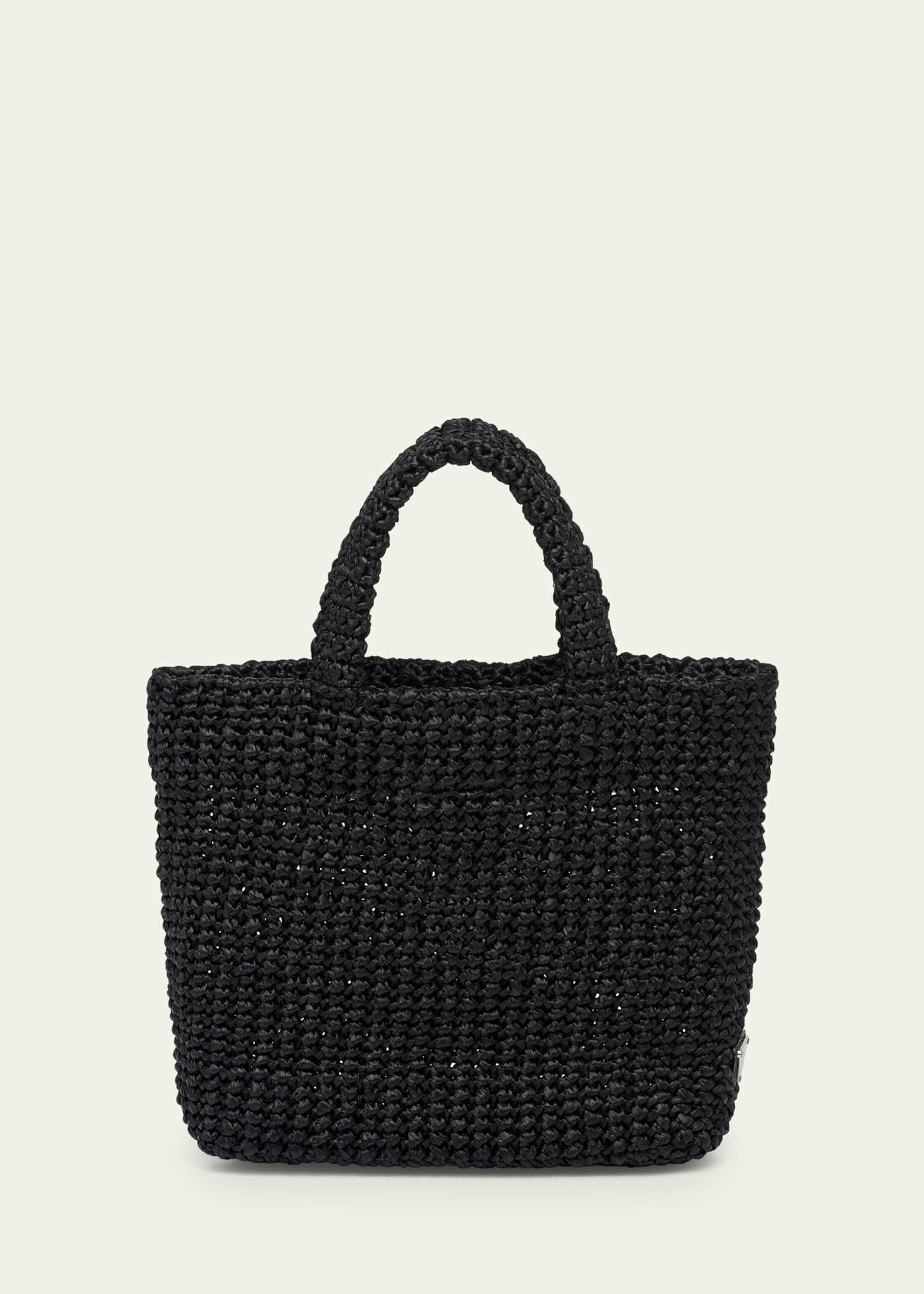 Prada Small Crochet Tote Bag Image 3 of 5