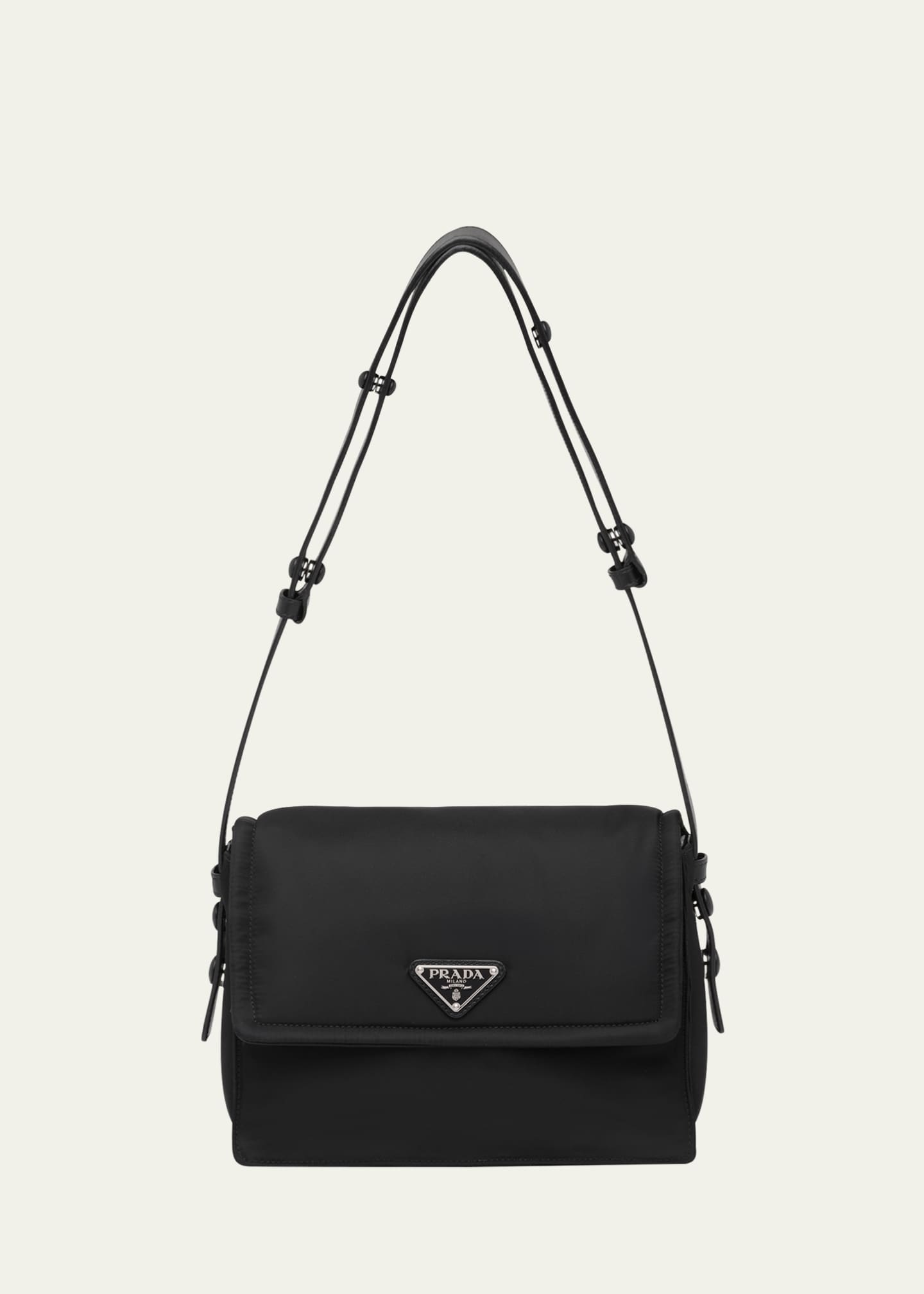 Prada Tessuto ReNylon Flap Shoulder Bag Bergdorf Goodman
