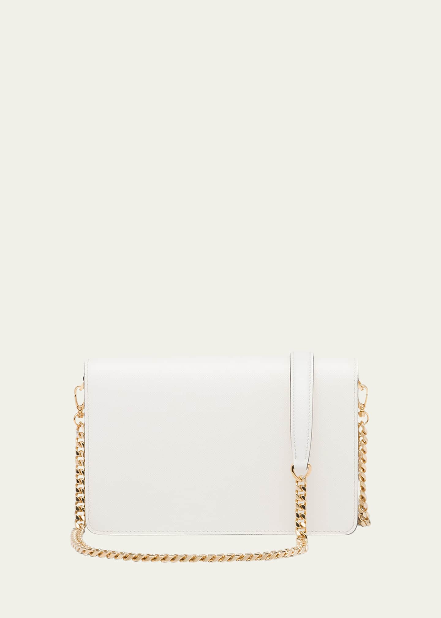 Prada Mini Triangle Logo Envelope Flap Crossbody Bag Image 3 of 5
