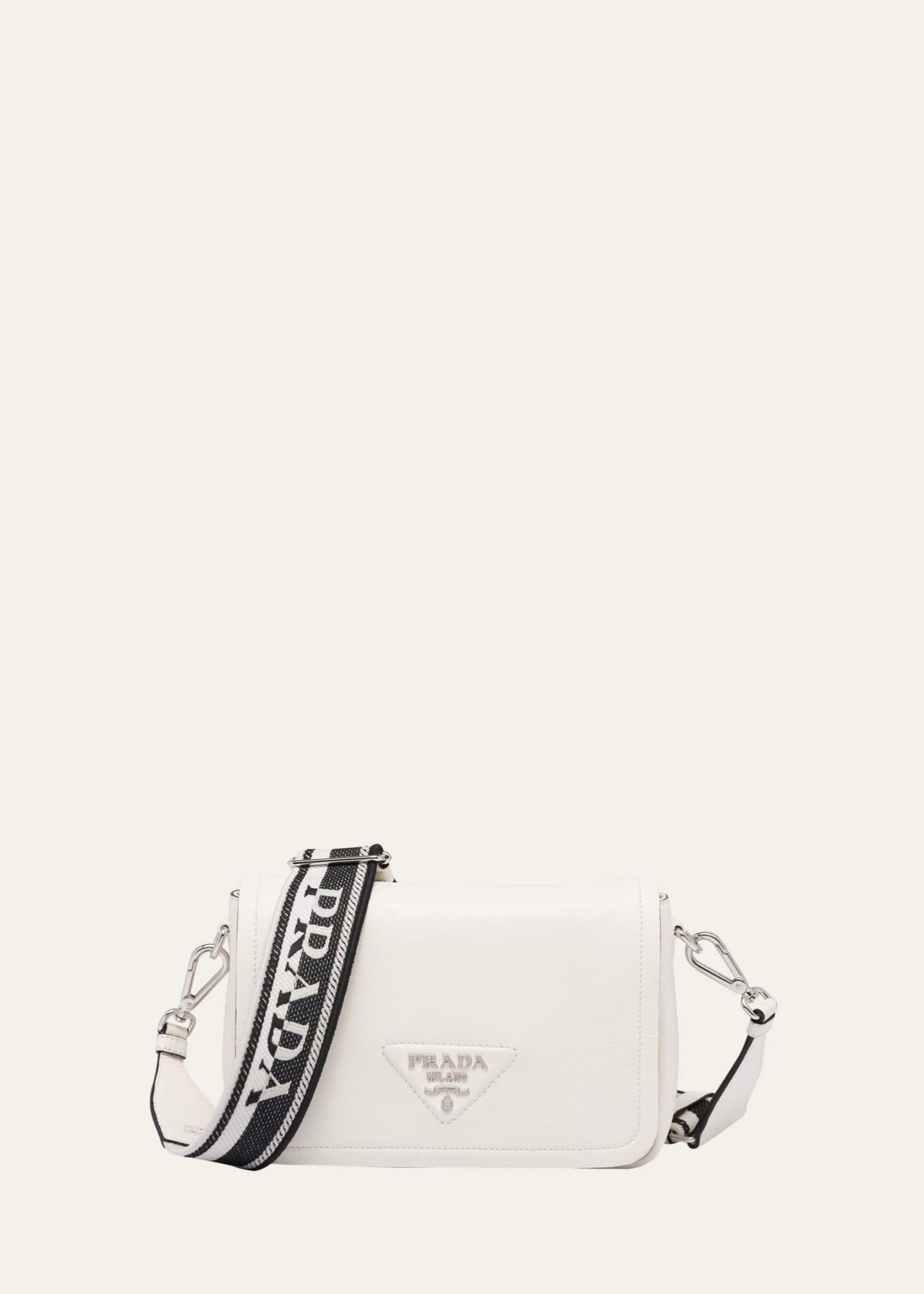 Prada Small Logo Soft Leather Shoulder Bag Bergdorf Goodman
