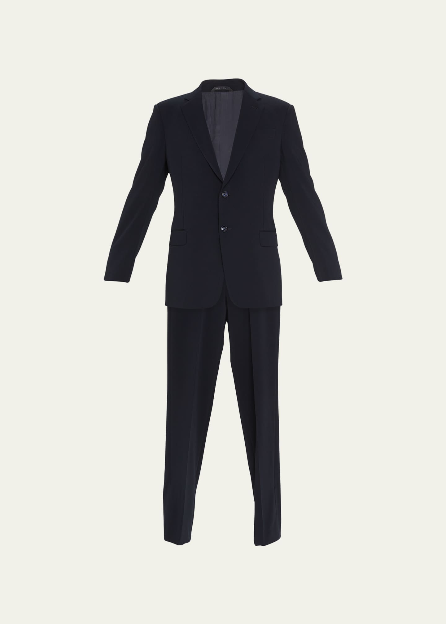 Giorgio Armani Men's Stretch Solid Suit - Bergdorf Goodman