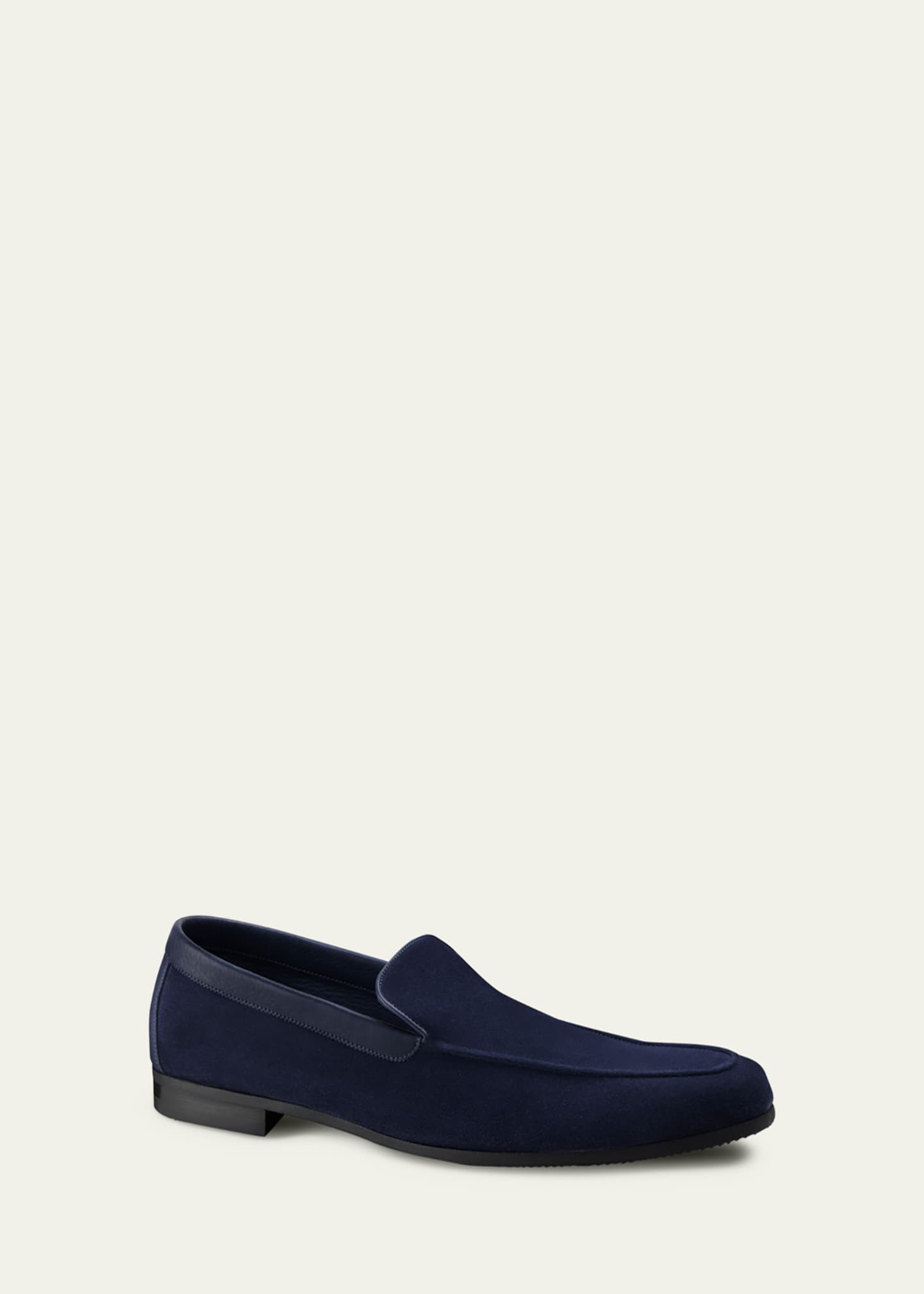 John Lobb Men's Tyne Suede Loafers Image 2 of 3