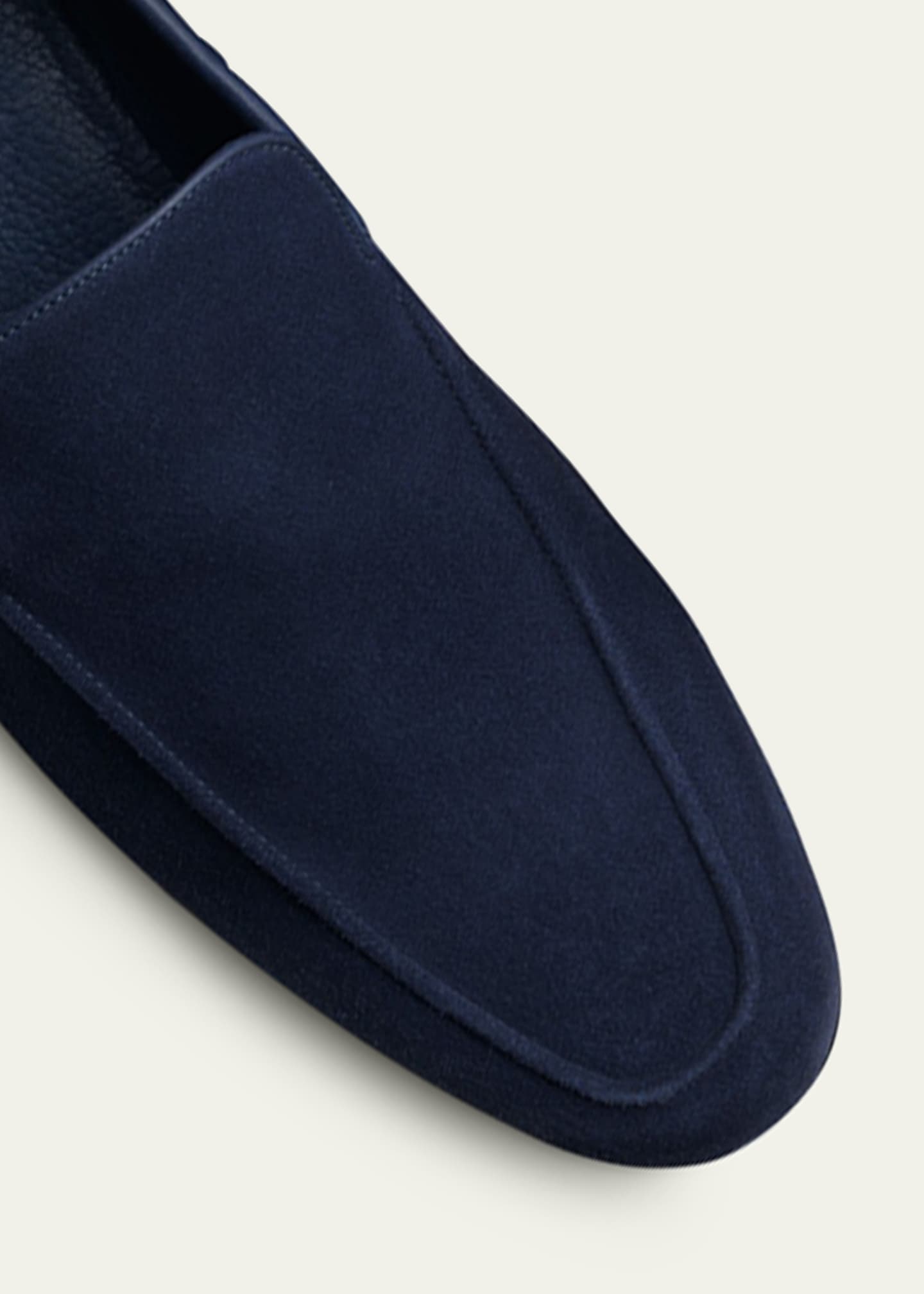 John Lobb Men's Tyne Suede Loafers - Bergdorf Goodman