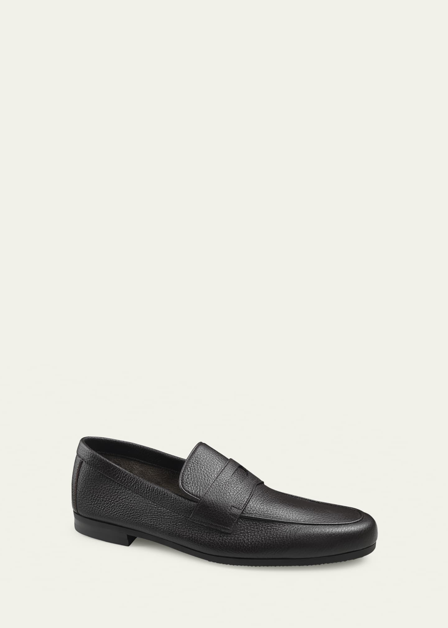 Mens soft leather penny loafers cheap