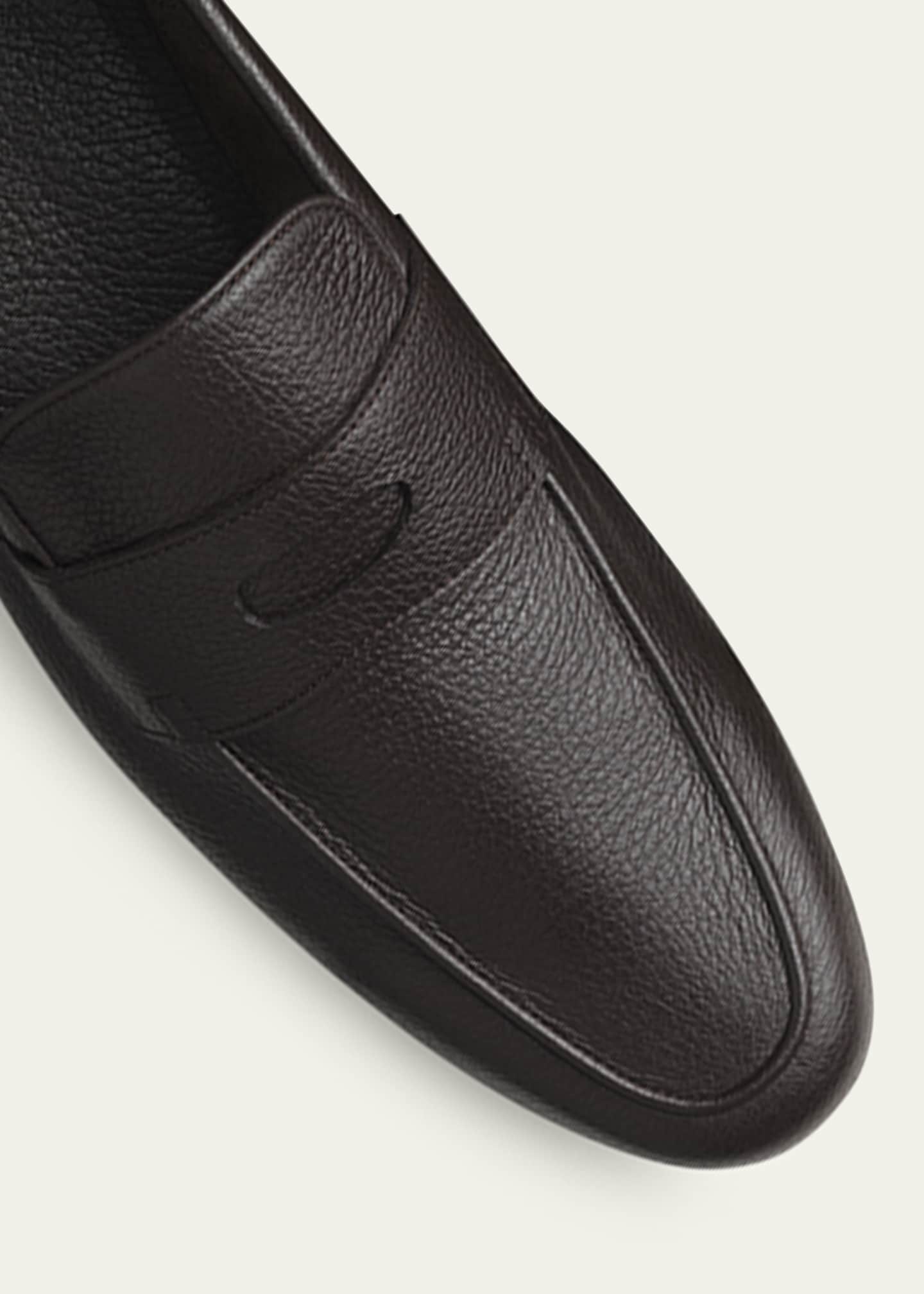 John Lobb Men s Thorne Soft Textured Leather Penny Loafers