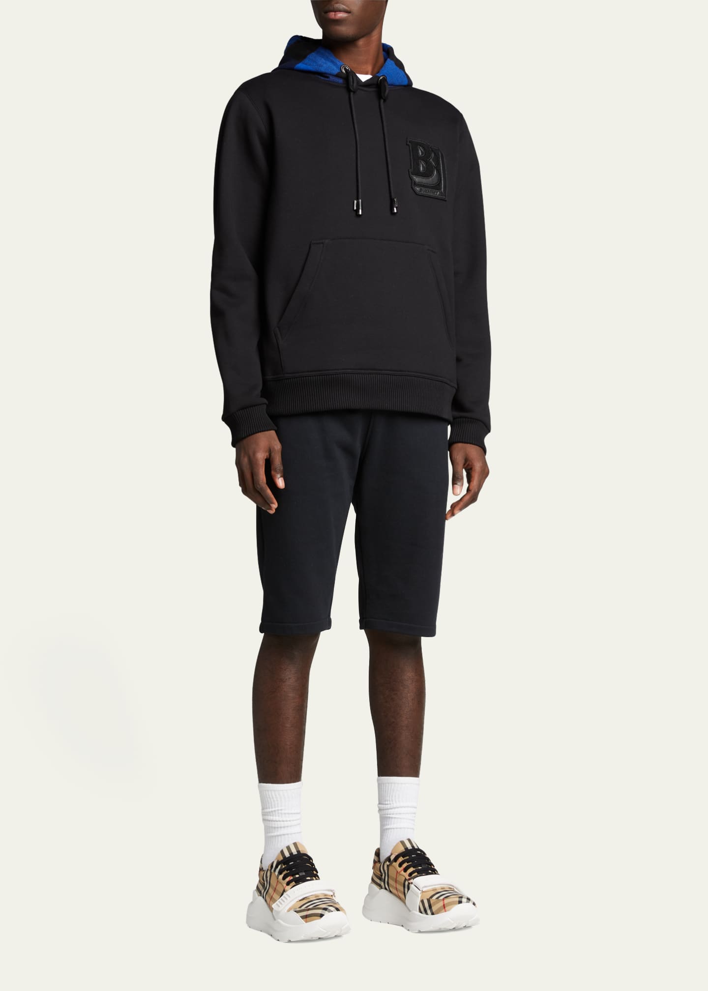 Burberry Men s Regis Check Trainer Sneakers