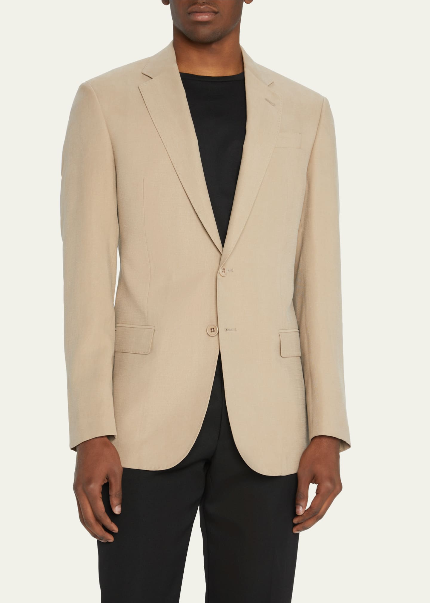 Emporio Armani Men's Solid Suit Separate Sport Coat - Bergdorf Goodman