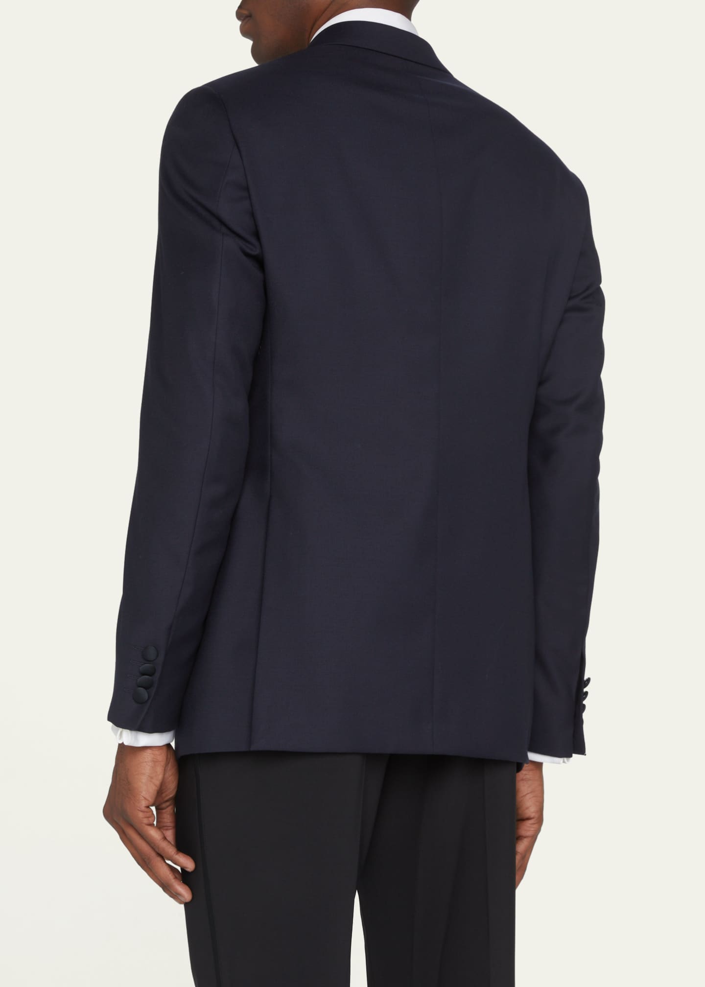 Emporio Armani Men's Contrast Notch Lapel Two-Piece Tuxedo Suit Image 3 of 5