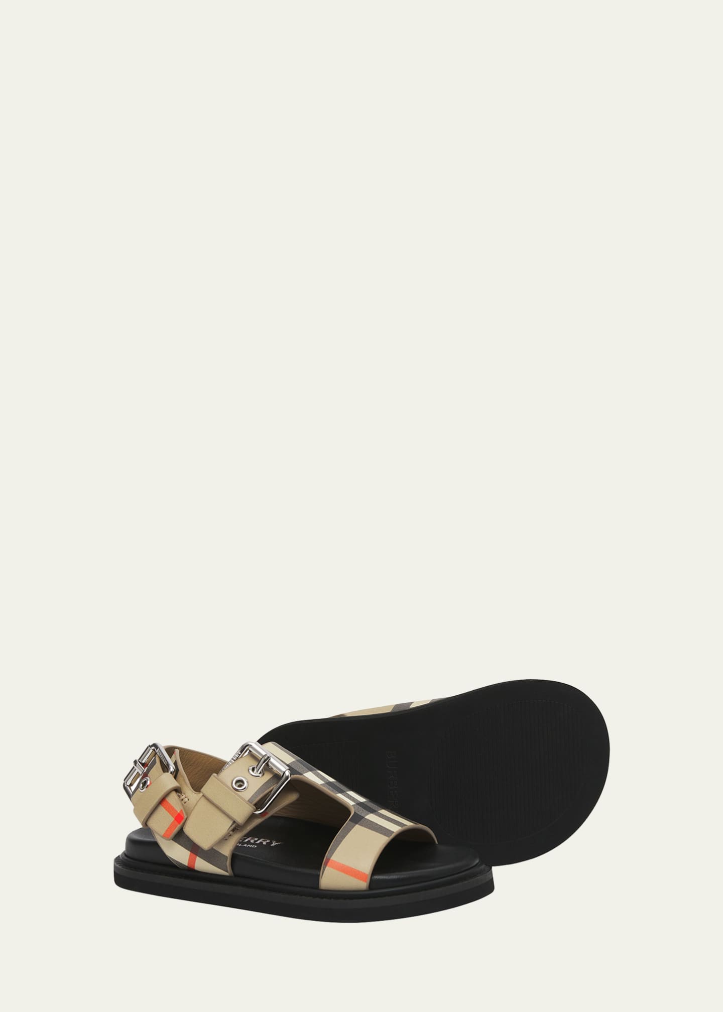 Burberry sandals kids bordeaux hotsell