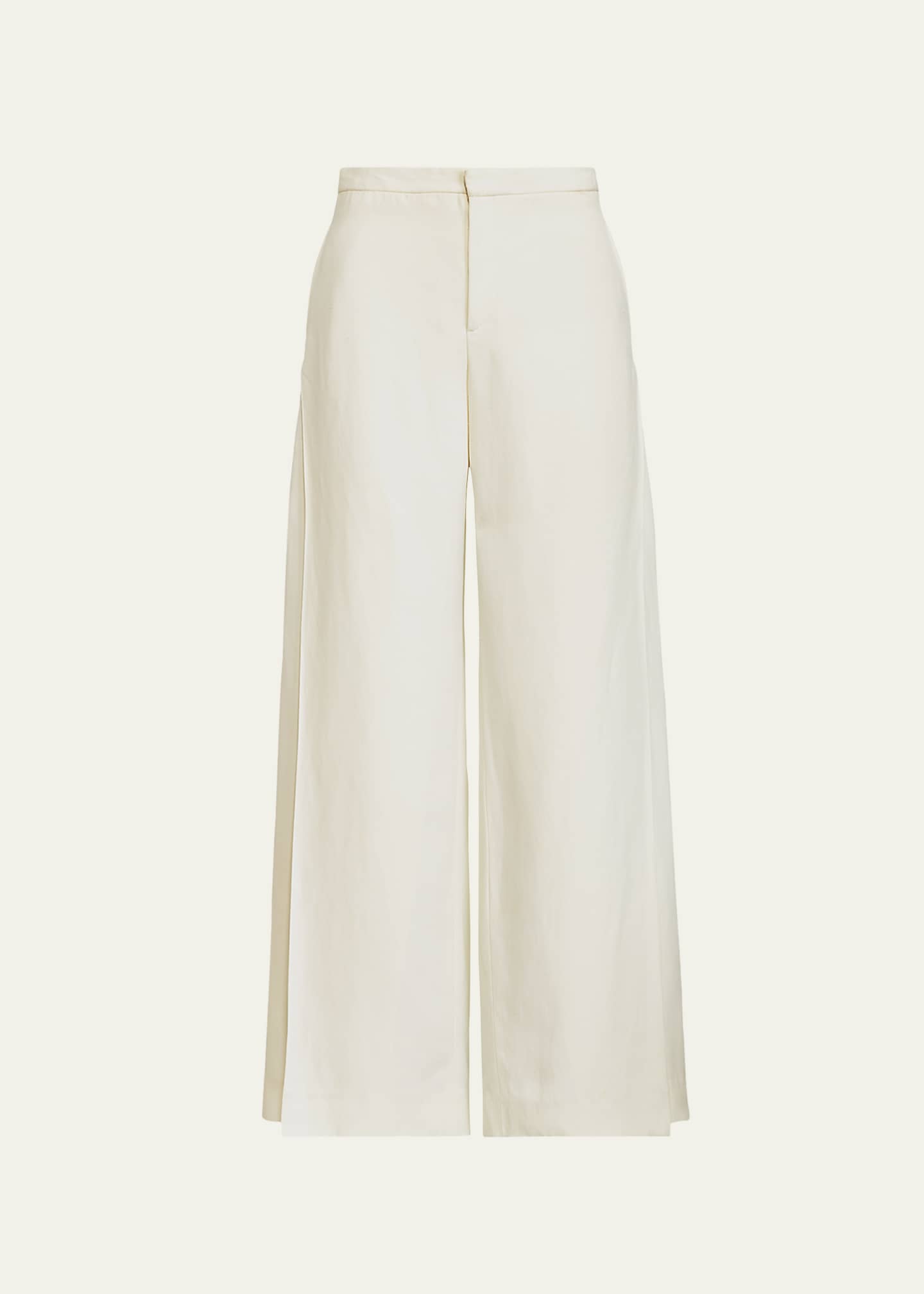 Ralph Lauren Collection Leora Wide-Leg Crepe Pants - Bergdorf Goodman