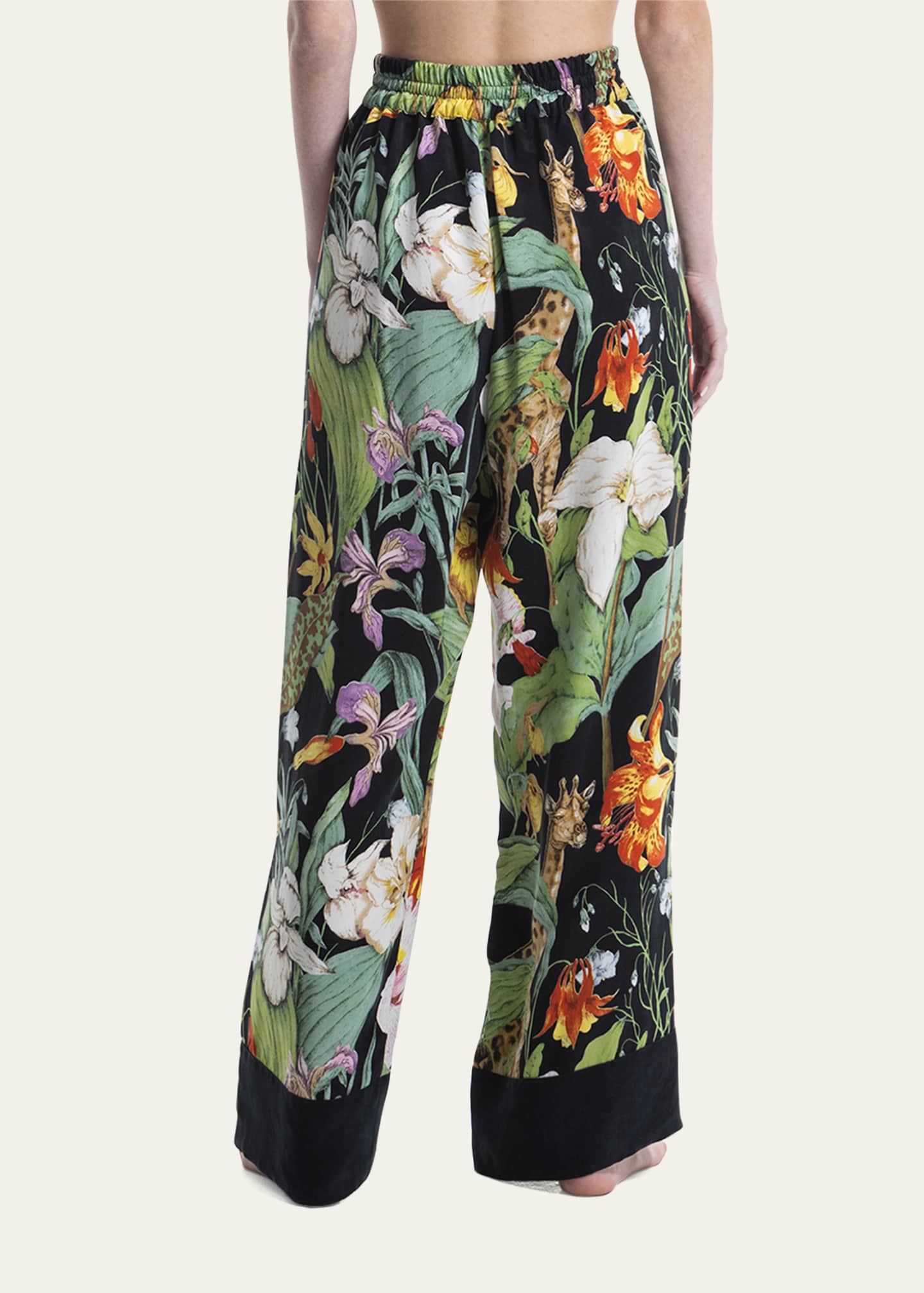 Silk lounge pants top
