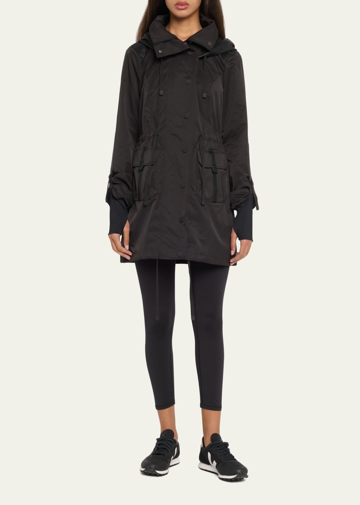 Anorak noir clearance