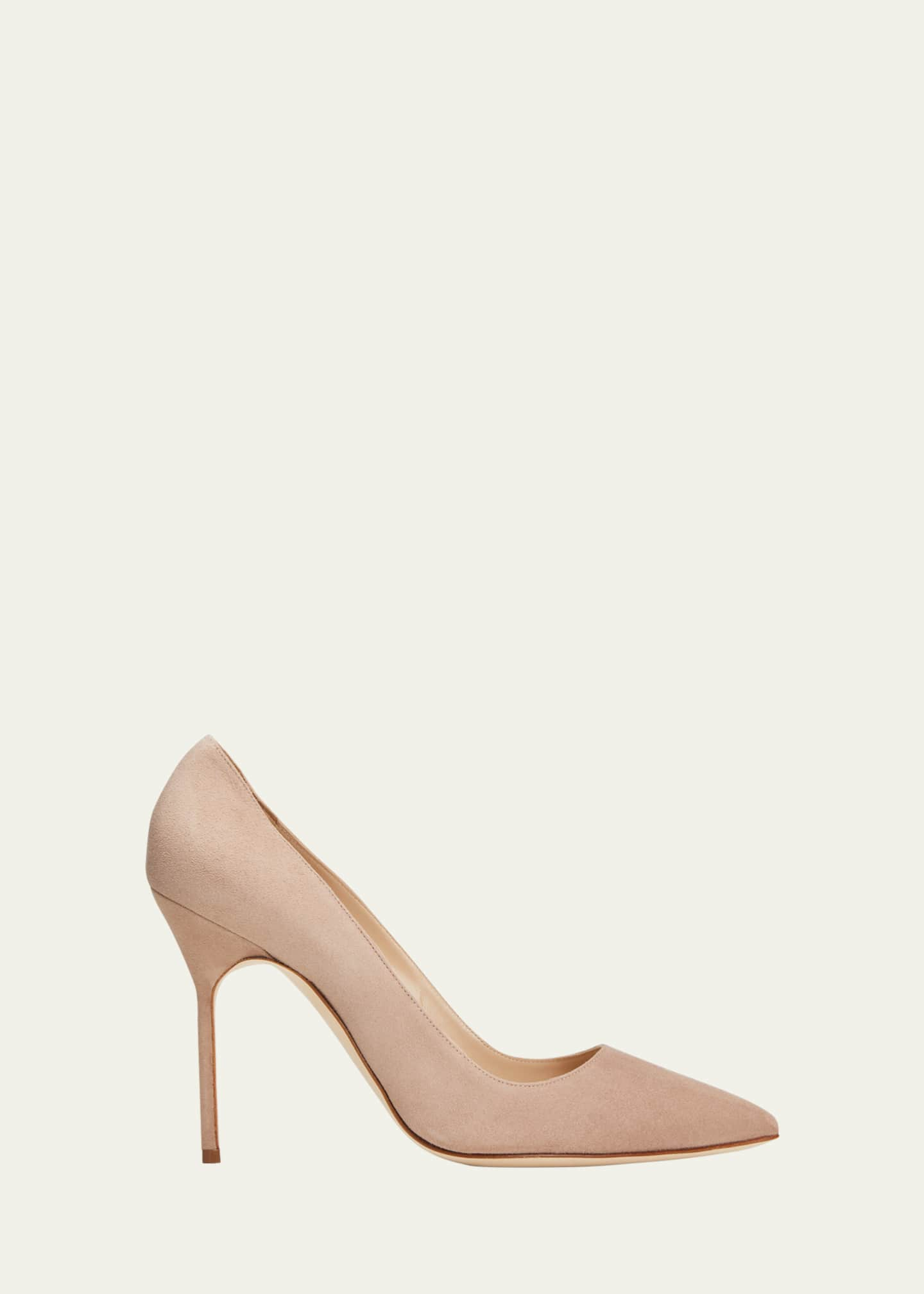 Manolo Blahnik BB 105mm Suede Stiletto Pumps - Bergdorf Goodman