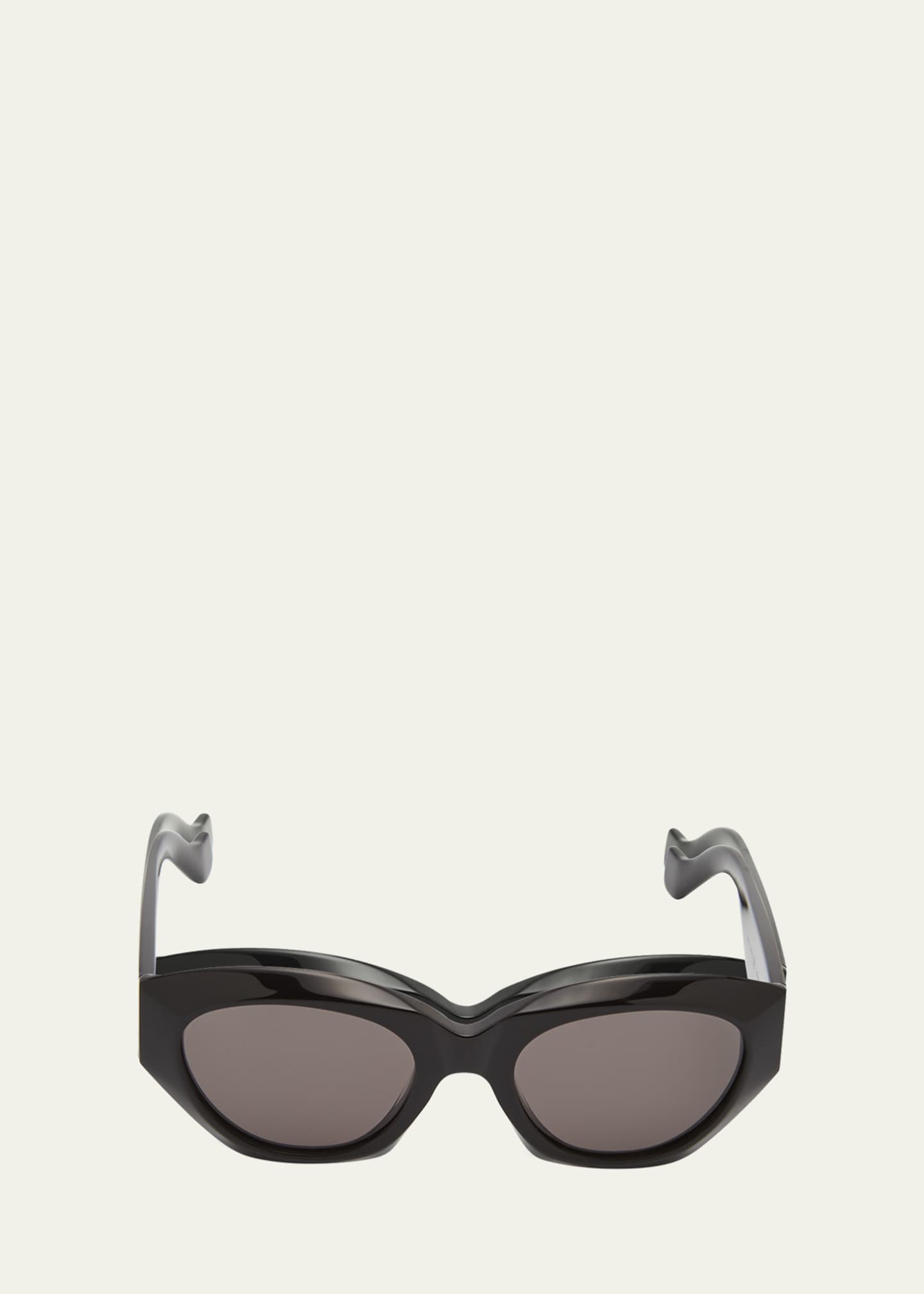TOL Eyewear Glamoureaux Oval Acetate Sunglasses Bergdorf Goodman