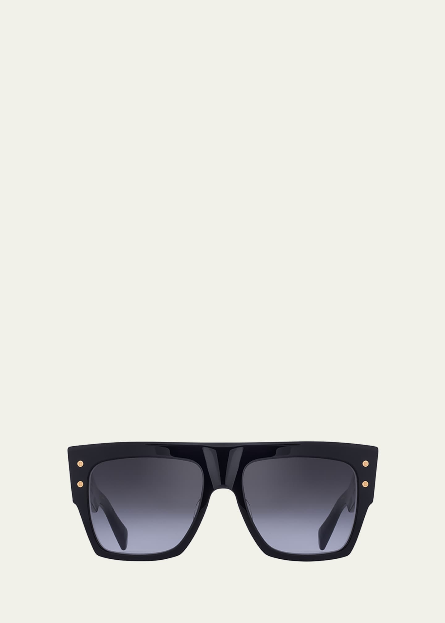 Balmain Women's Logo Square Sunglasses