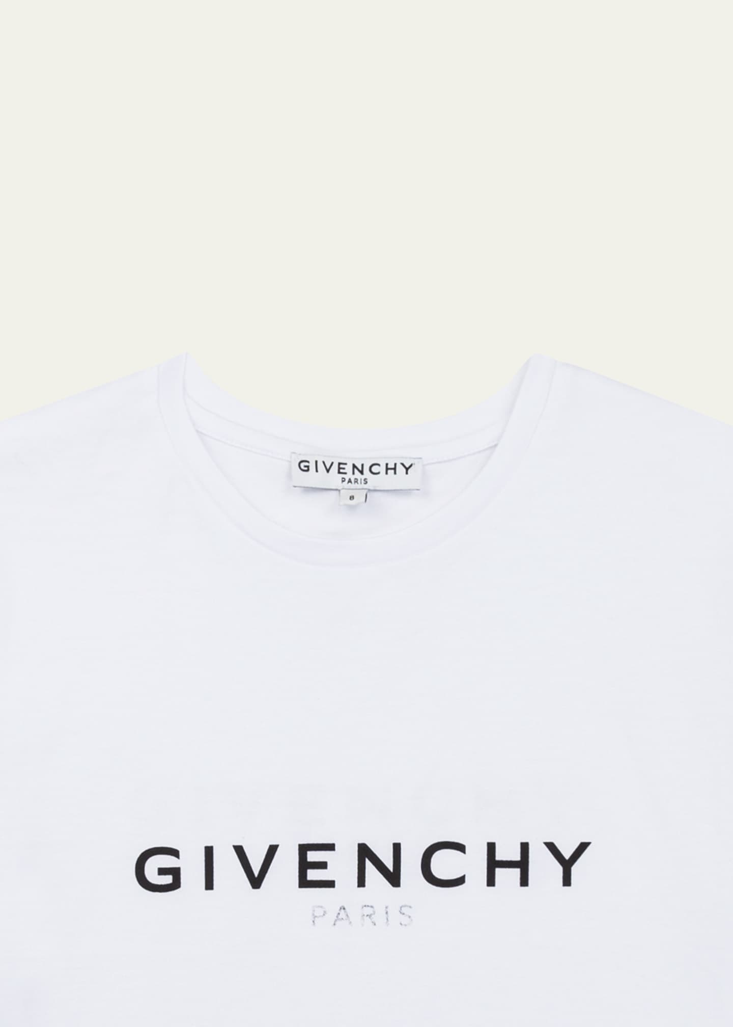 Givenchy Girl's Short-Sleeve T-shirt with Mirrored Back Logo, Size 4-6 -  Bergdorf Goodman