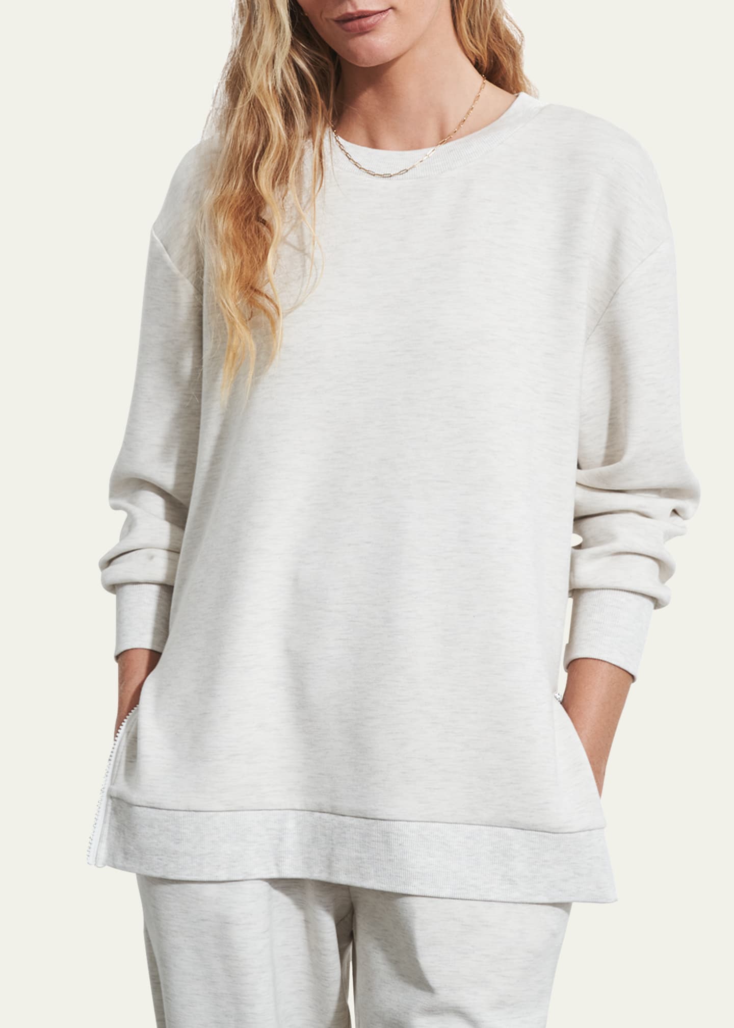 Varley Charter SizeZip Sweatshirt Bergdorf Goodman