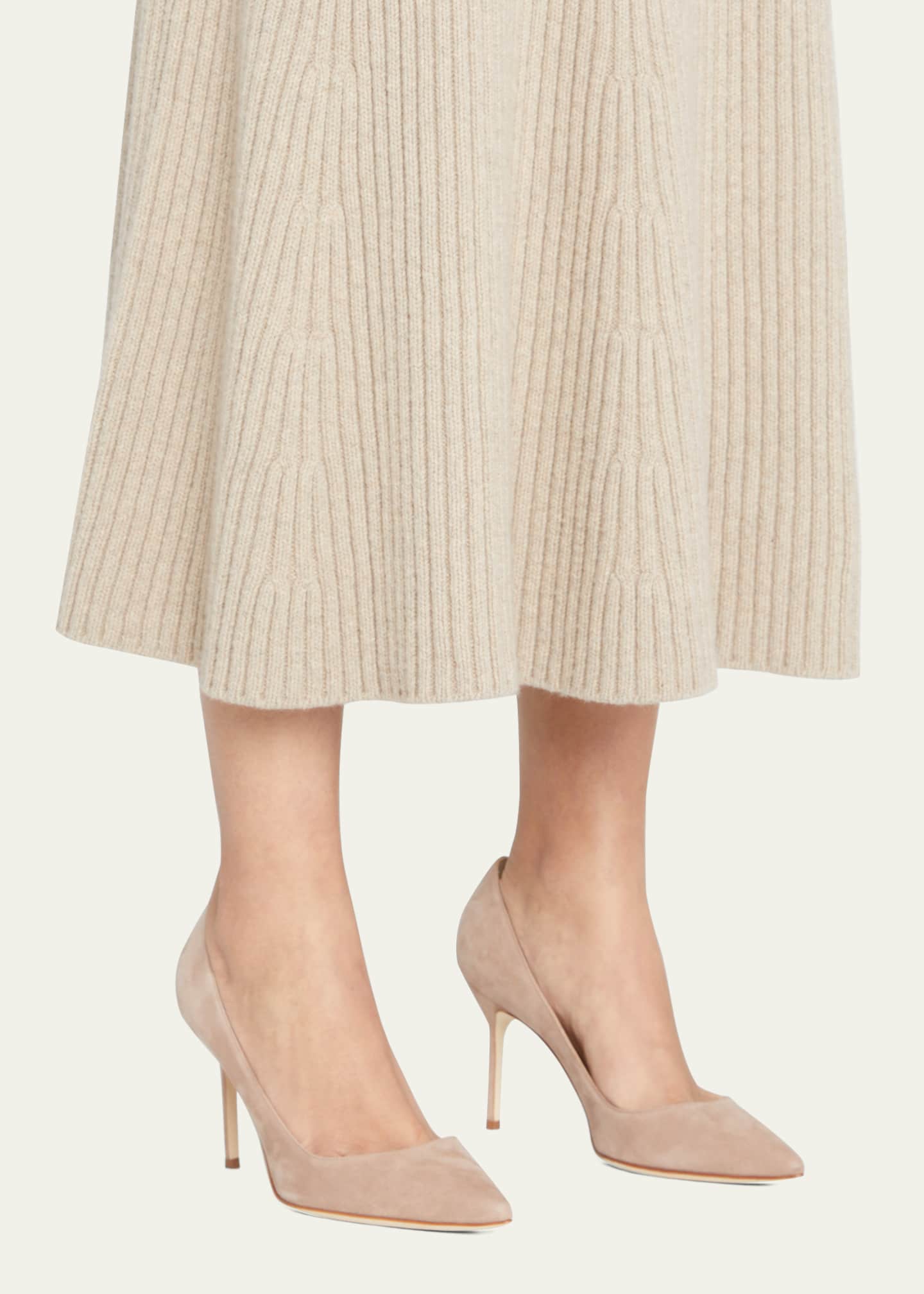 Manolo blahnik bb 15mm suede pump shop
