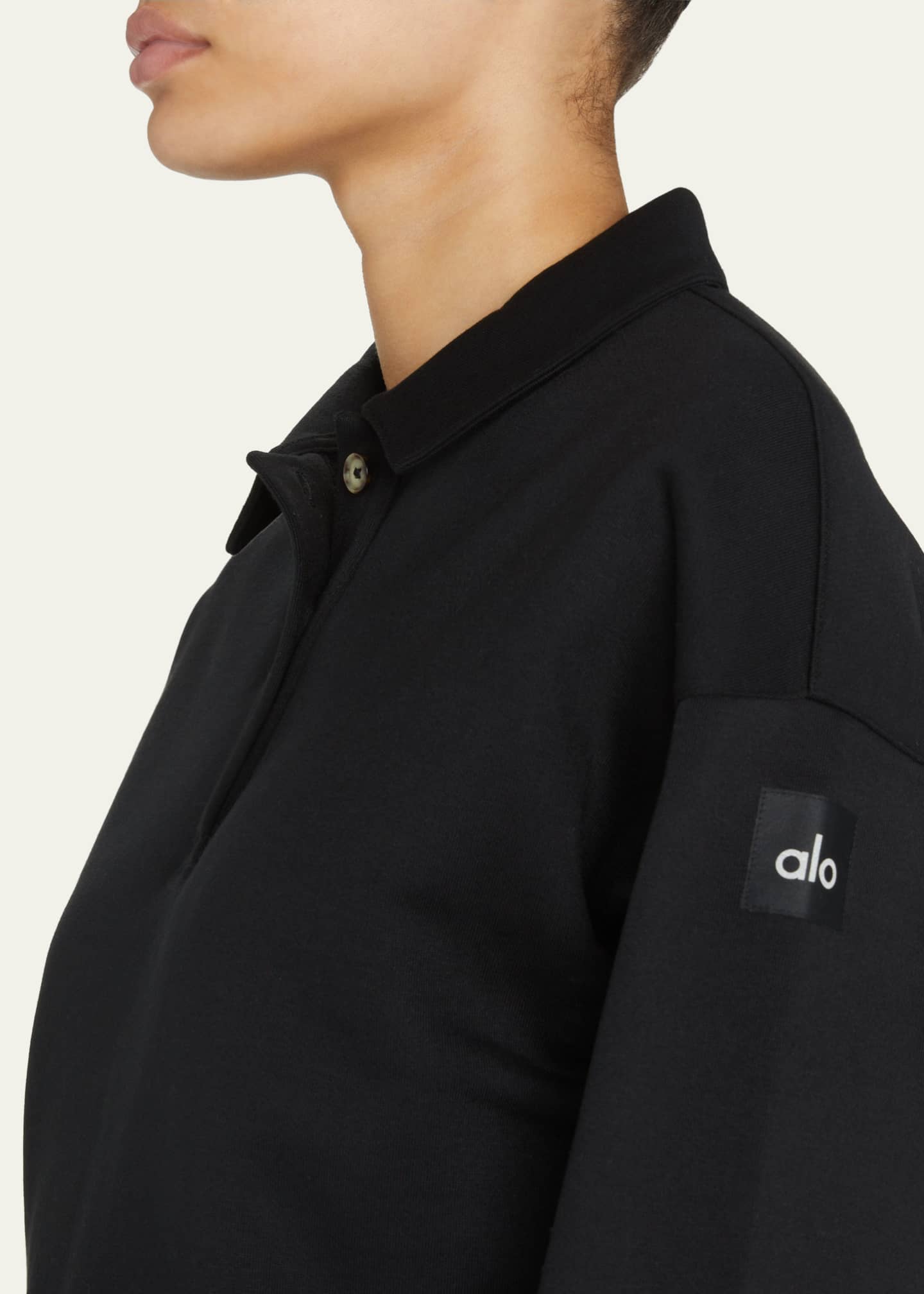 Alo Yoga Polo Club Henley Pullover Sweatshirt Bergdorf Goodman