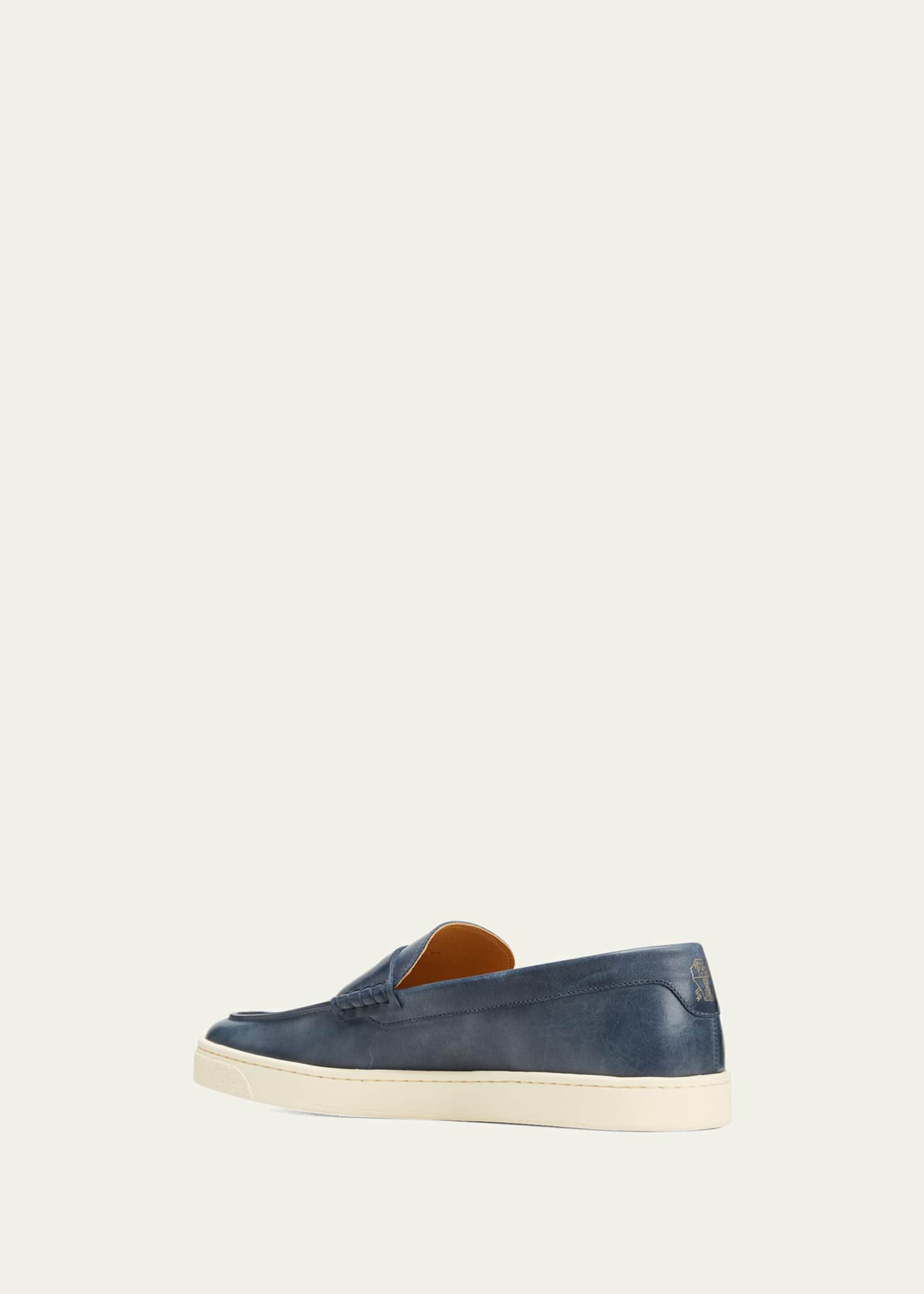 Brunello Cucinelli Kids suede deck shoes - Blue