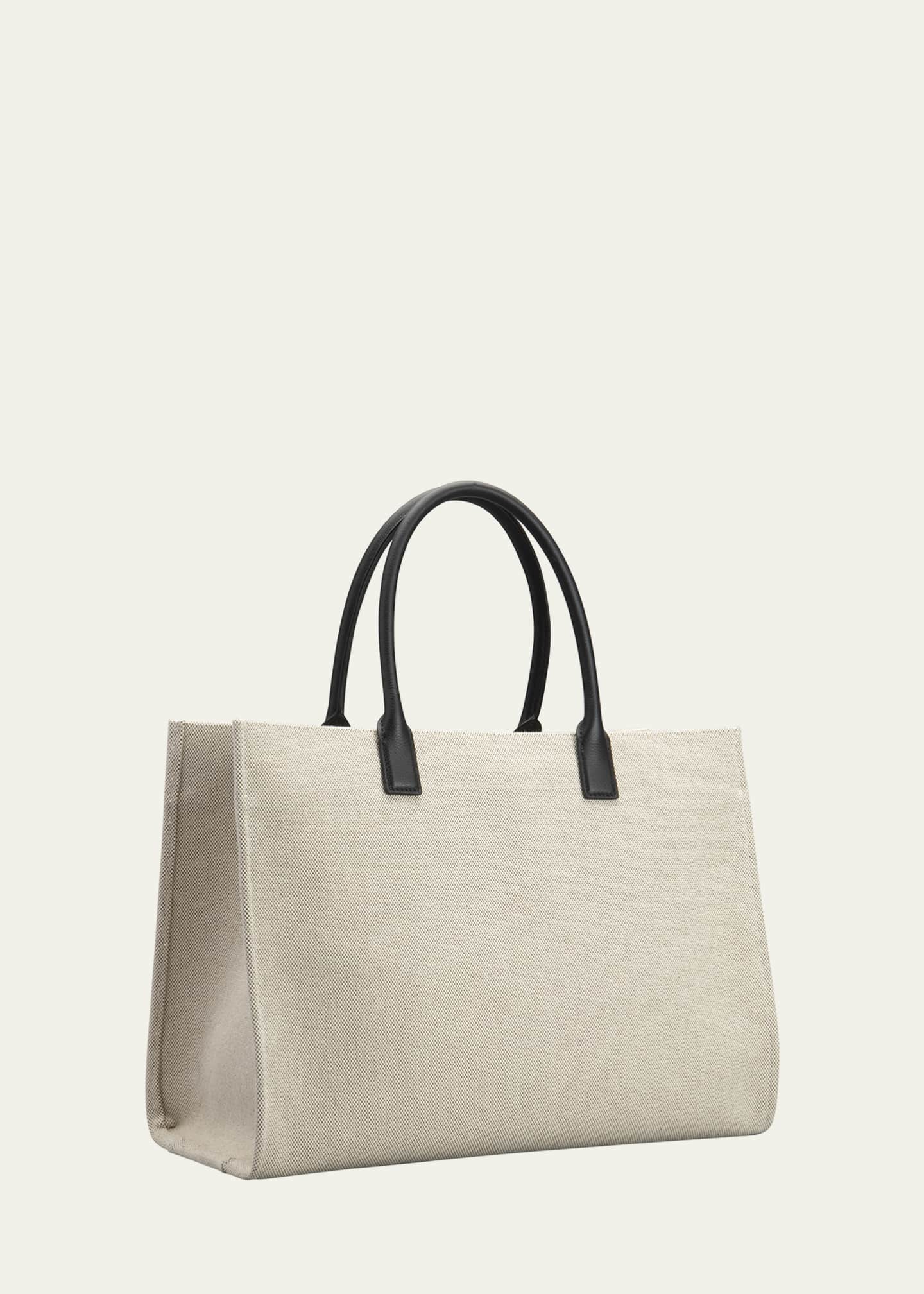 Versace La Medusa Logo Canvas Tote Bag Image 3 of 4