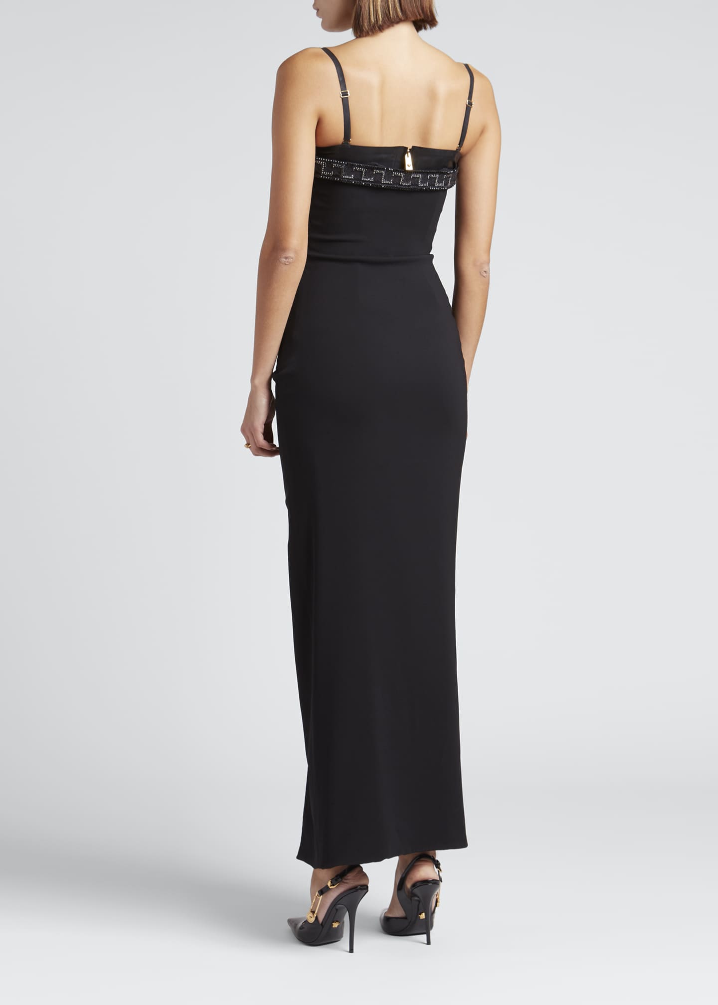 Versace Safety Pin Gown Bergdorf Goodman