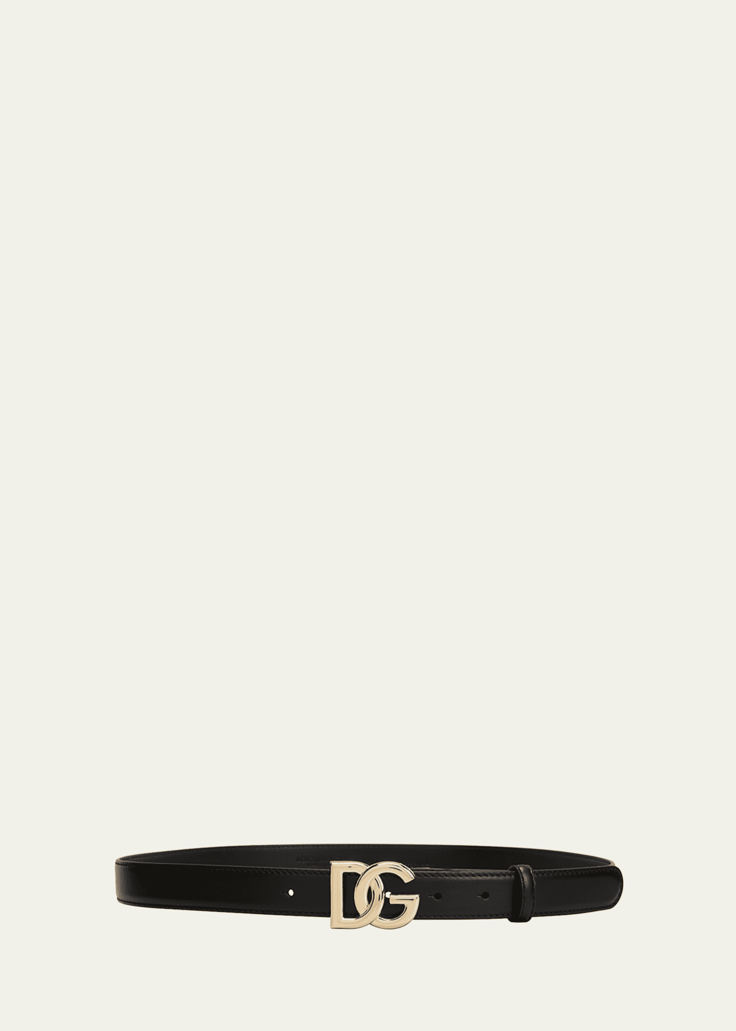 Dolce&Gabbana Interlocking DG Logo Leather Belt - Bergdorf Goodman