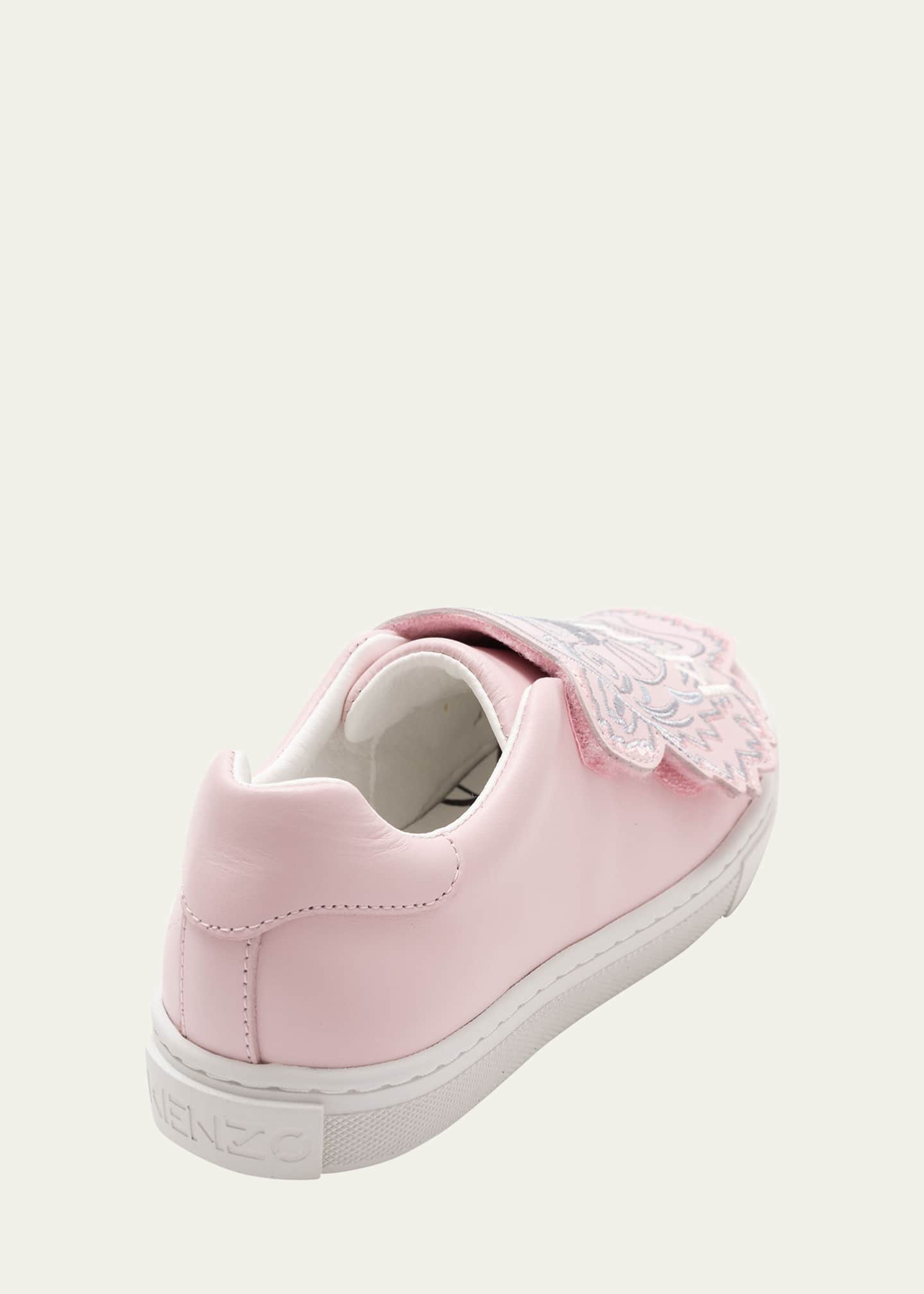 Kenzo Kid's Tiger Leather Low-Top Sneakers, Baby/Toddlers Image 3 of 5