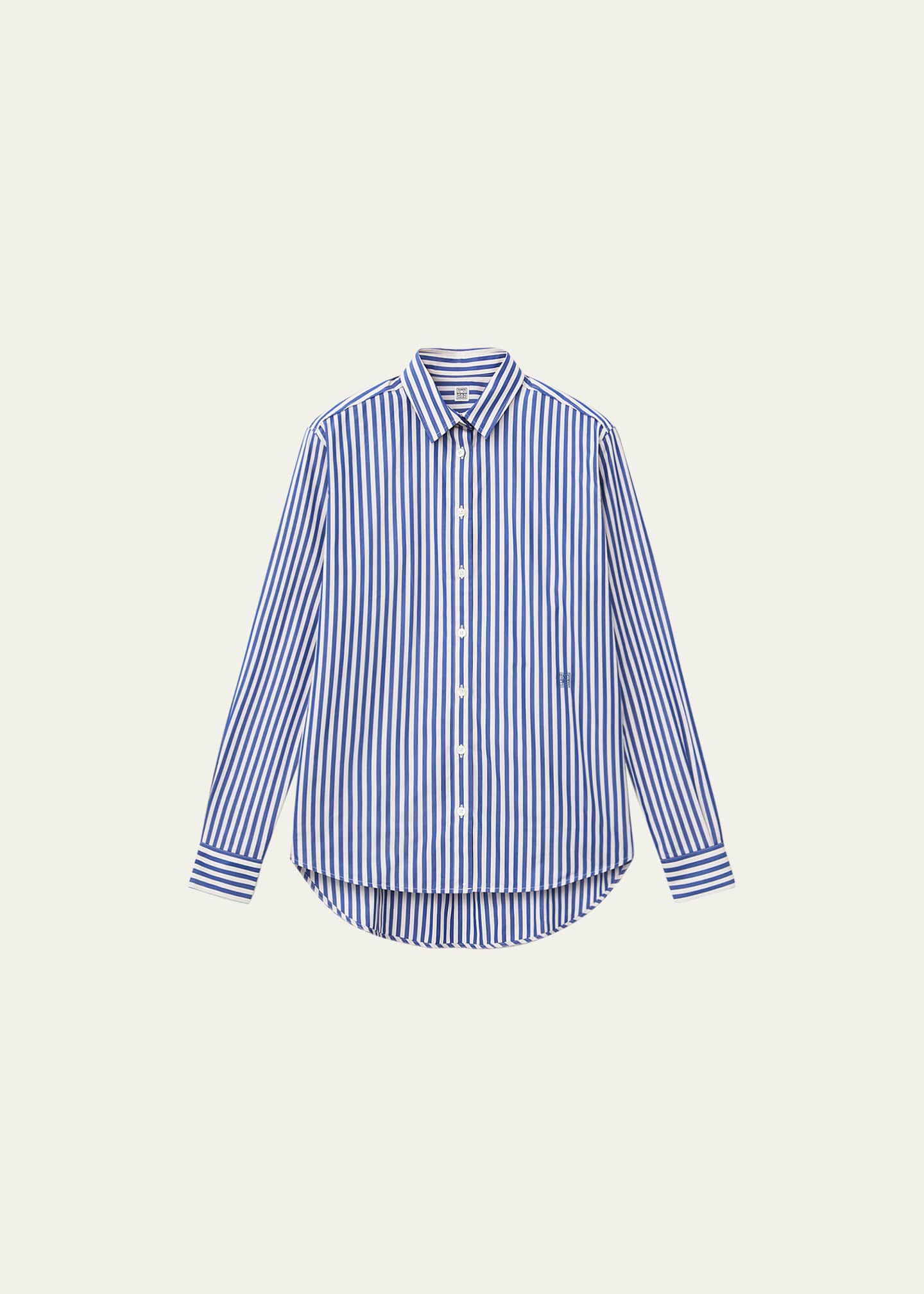 Toteme Signature Stripe Collared Shirt - Bergdorf Goodman